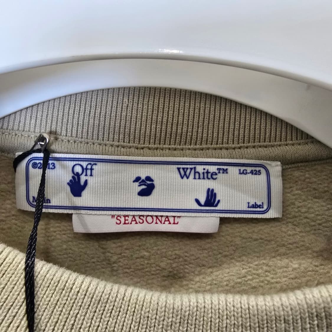 [중고/정품] 오프화이트 카라바조 맨투맨 M 상품이미지5