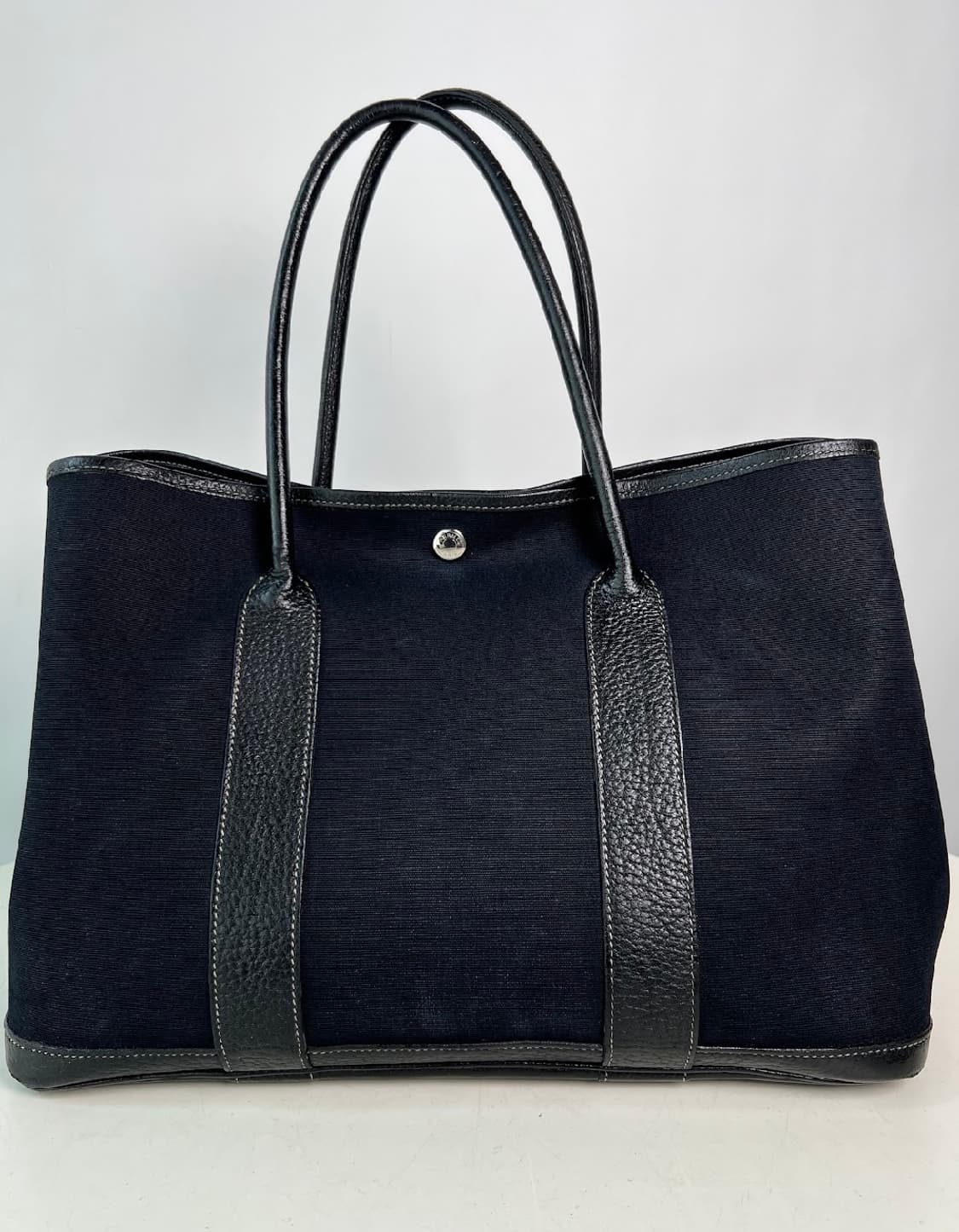 (빈티지)에르메스 가든파티 패브릭 블랙 상품이미지1