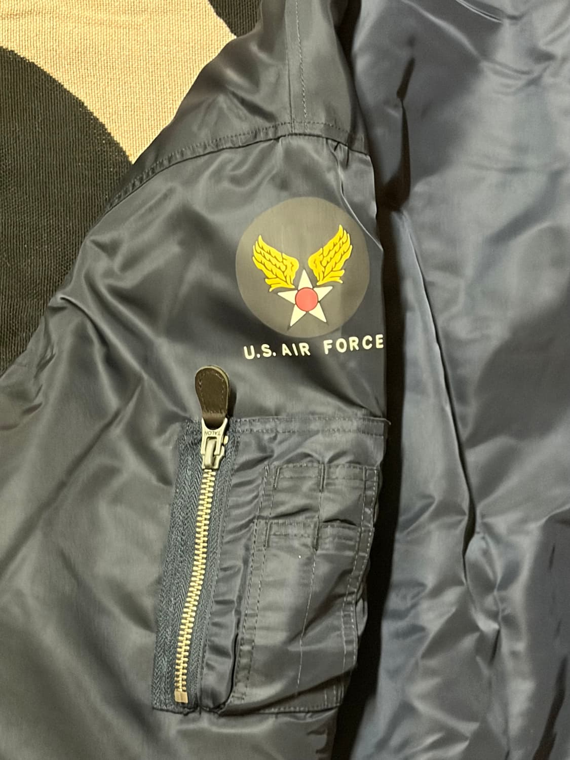 브론슨 MA-1 네이비 / A급 상품이미지5