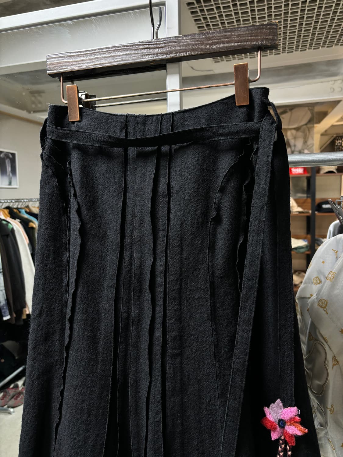 소니아 리키엘 벨티드 울 스커트 상품이미지3