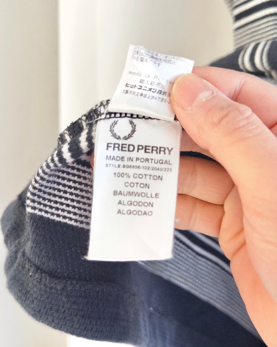 [FRED PERRY]stripe drawstring polo shirt 상품이미지9