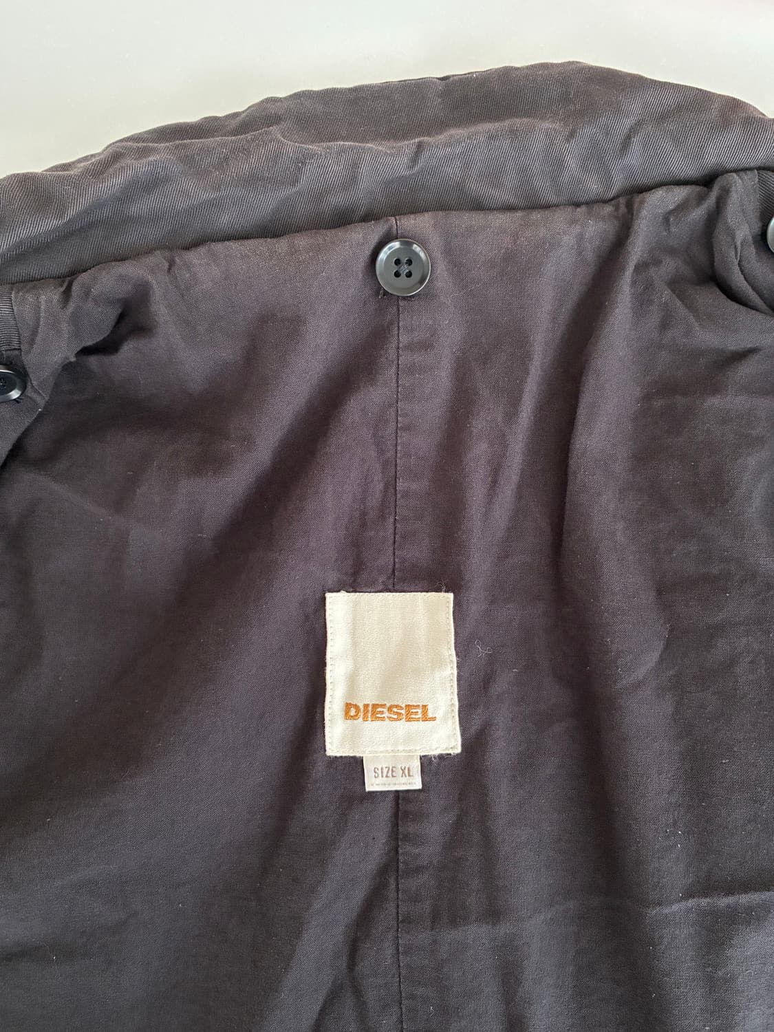 XL) 디젤 빈티지 야상 필드자켓 차콜 상품이미지6