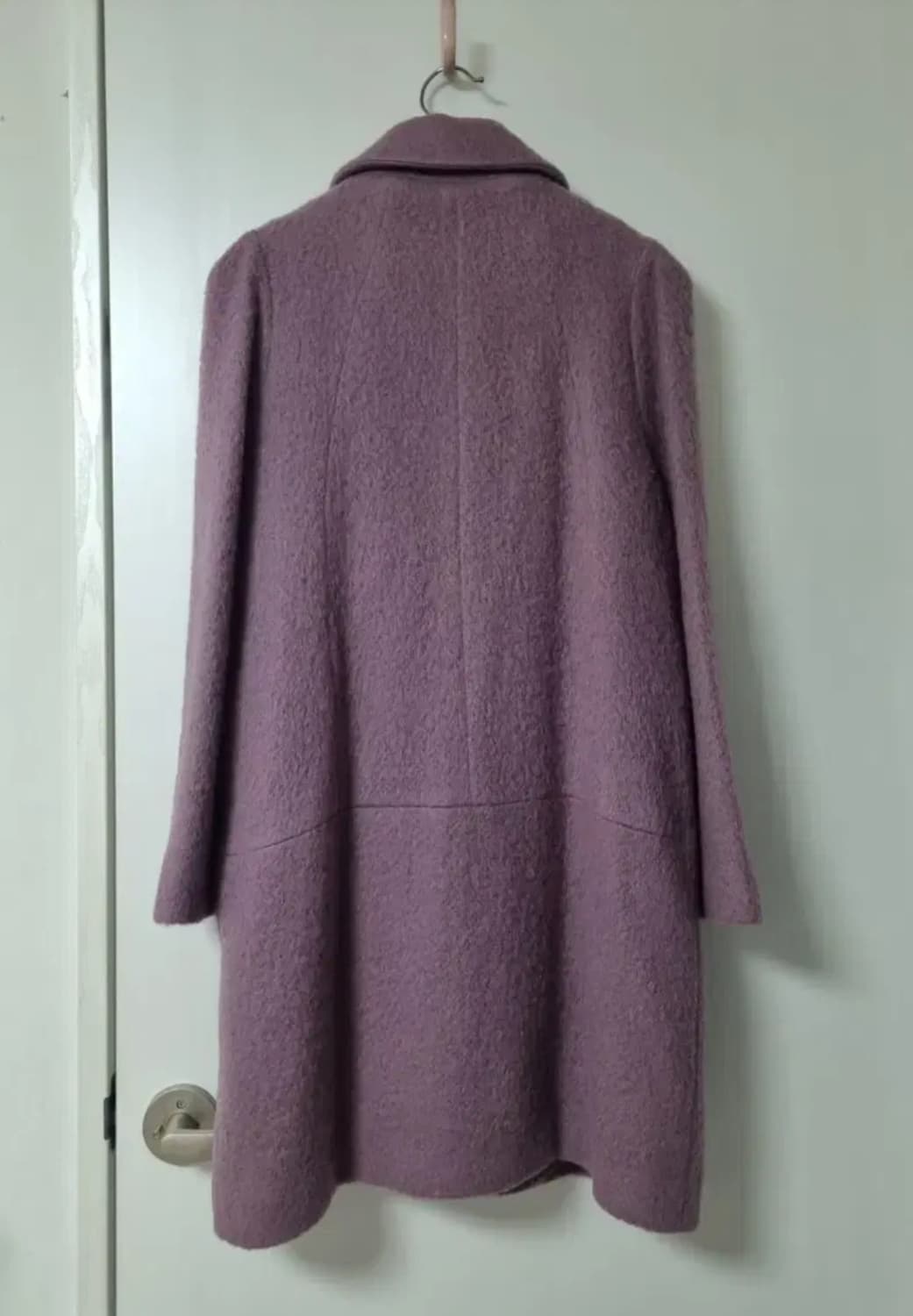 라벤더 울 알파카 코트 (세탁 완료) 상품이미지3