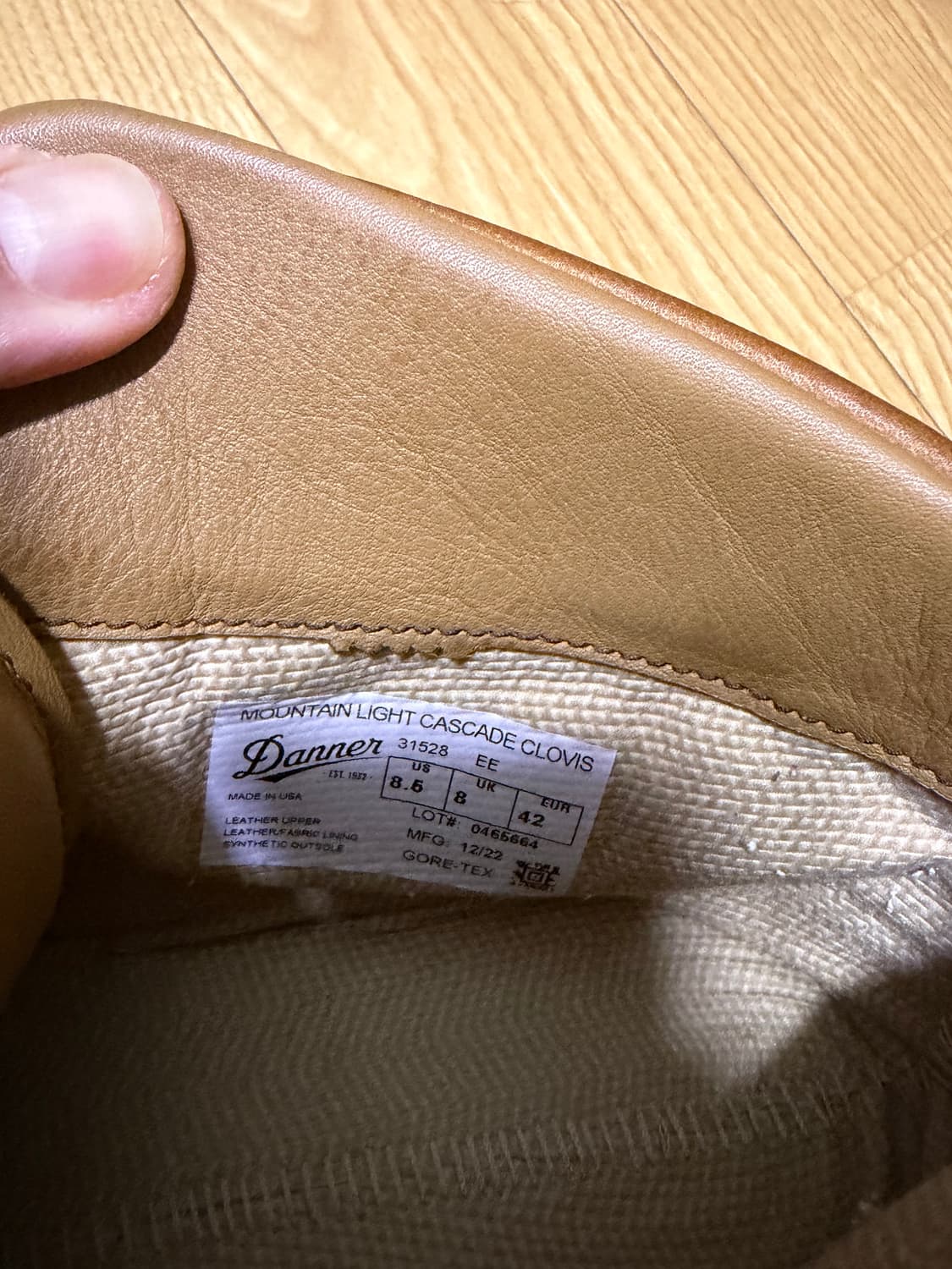 대너 마운틴 라이트 8.5ee 상품이미지6