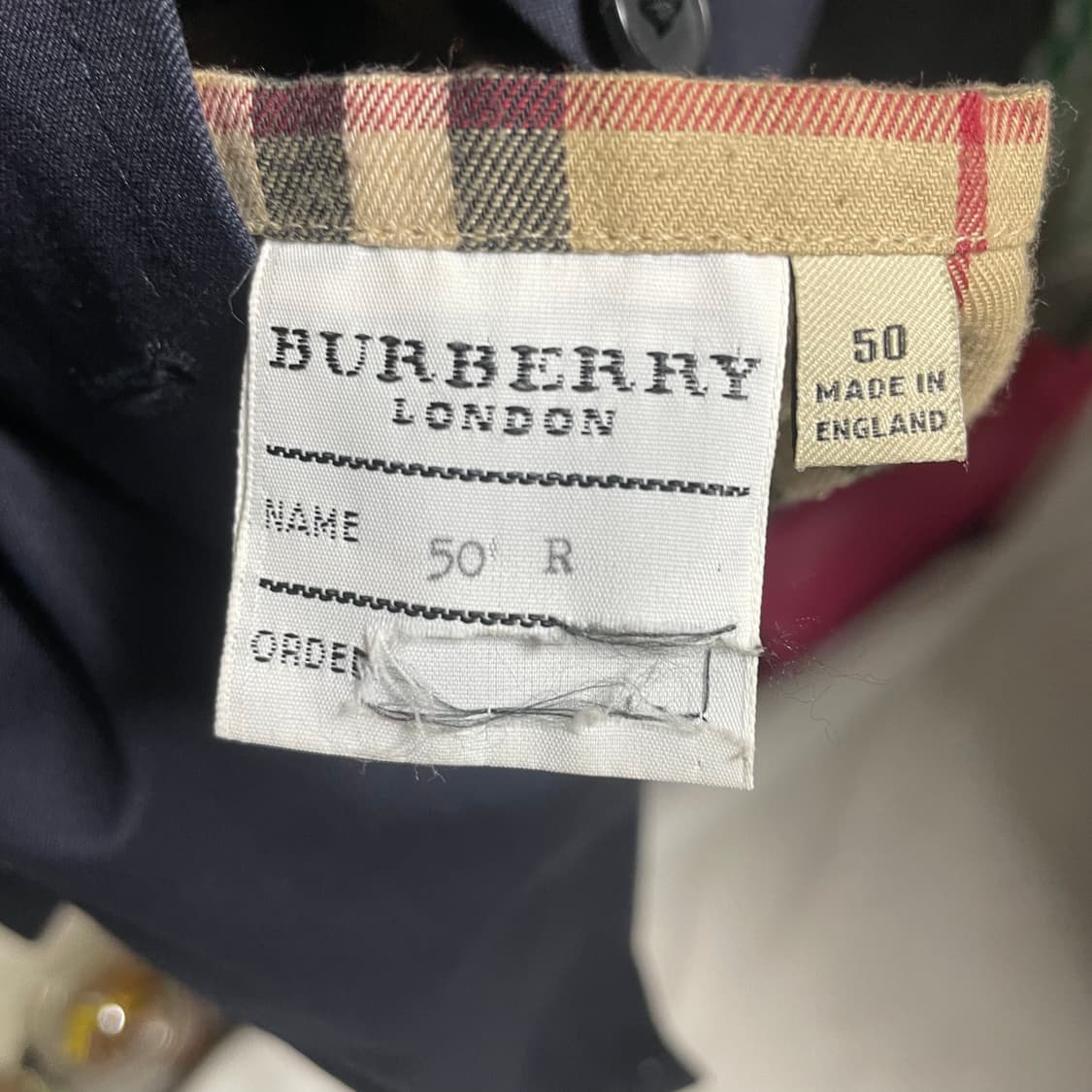50 버버리 네이비 트렌치 코트 상품이미지6