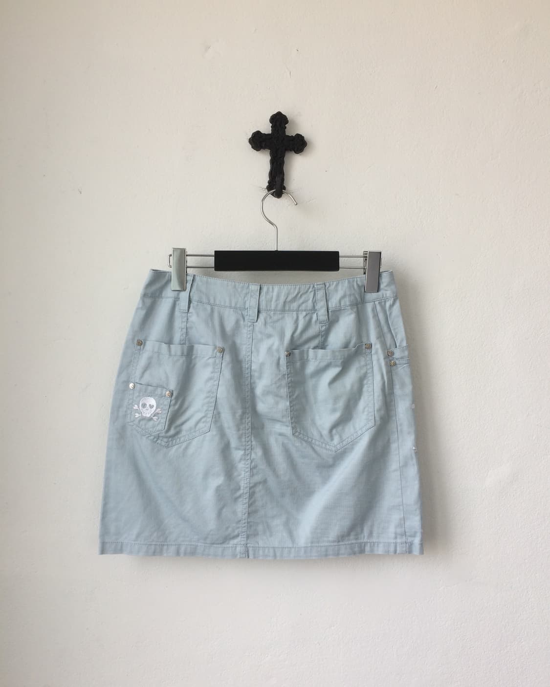 Skull pattern mini skirt 상품이미지3