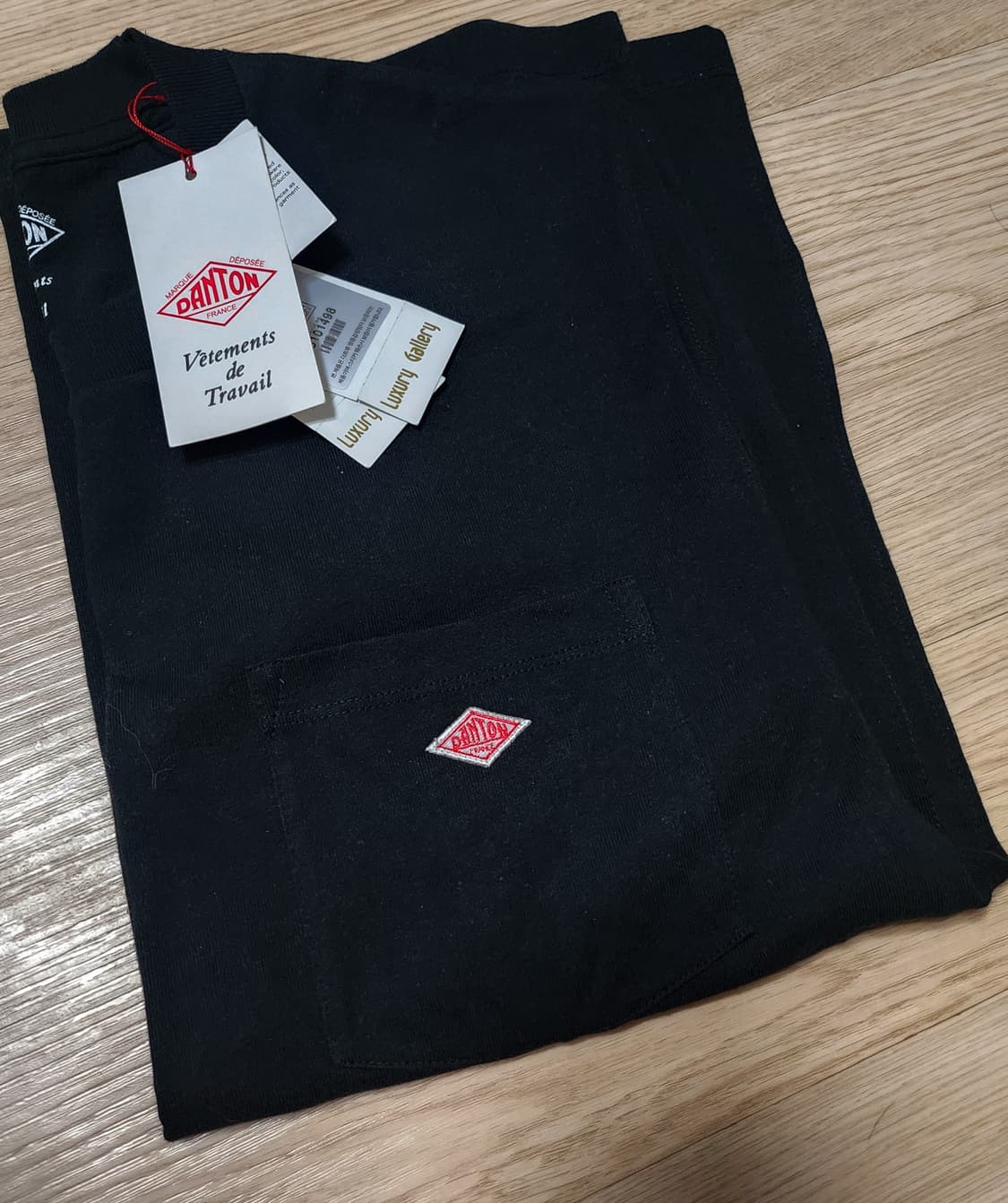 (새상품) 단톤 블랙 티셔츠 38 상품이미지1