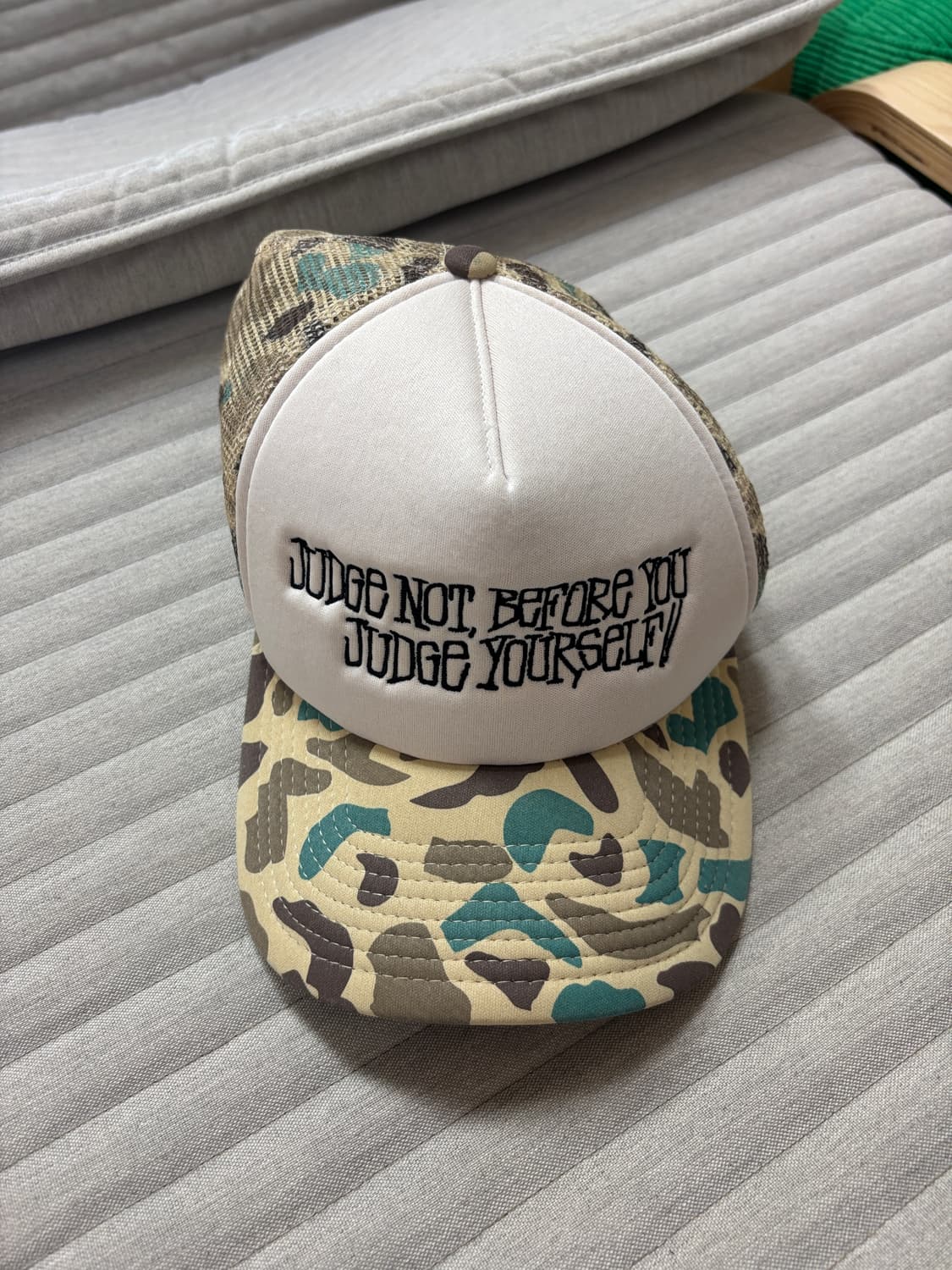 올드 스투시 트러커 카모 캡 상품이미지4