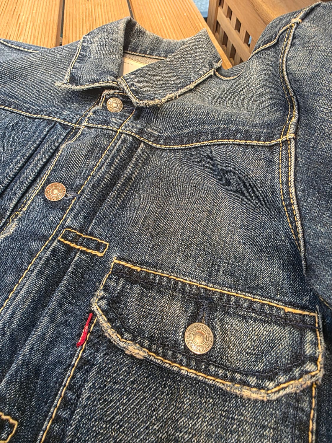 재팬 리바이스네드룹새들스티치 1세대 자켓 상품이미지8