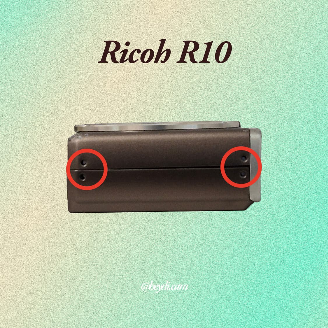 리코 R10(ricoh R10) 브라운 상품이미지2