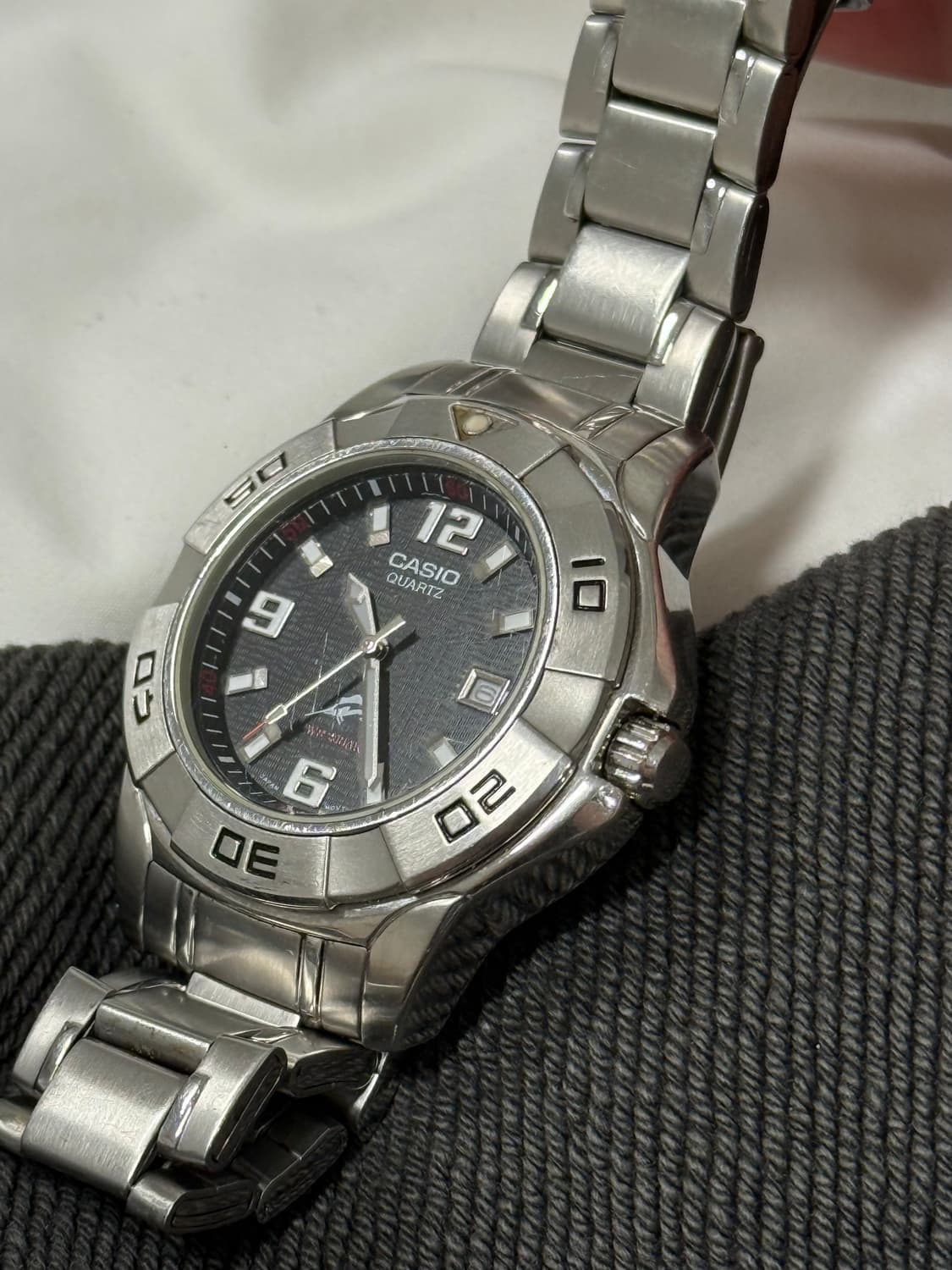 빈티지 카시오 은새치 MDV-100D 밀리터리/세이코/시티즌/해밀턴 상품이미지1