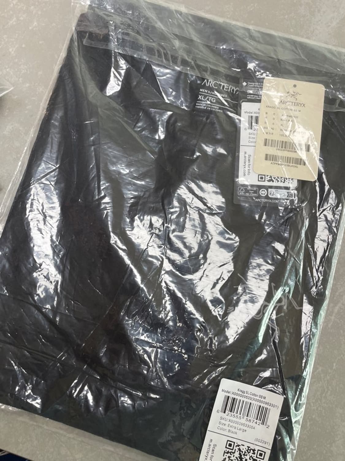 아크테릭스 블랙 반팔티 L 상품이미지5