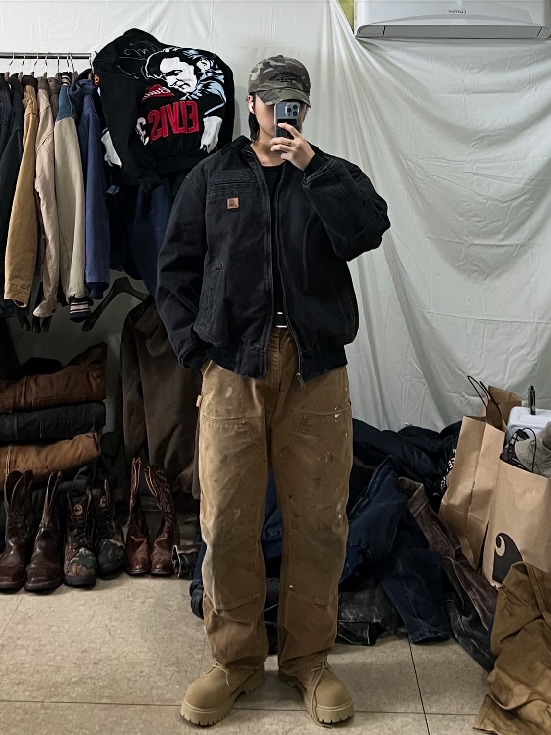 칼하트 뱅크스톤 워크 자켓 상품이미지4