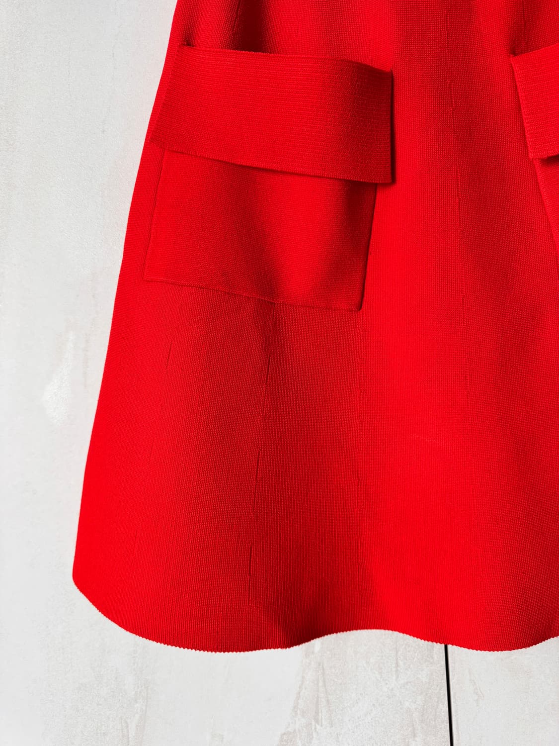 새상품 A.L.C. 레드 포켓 니트 스커트 XS(44,55사이즈 가능) 상품이미지5