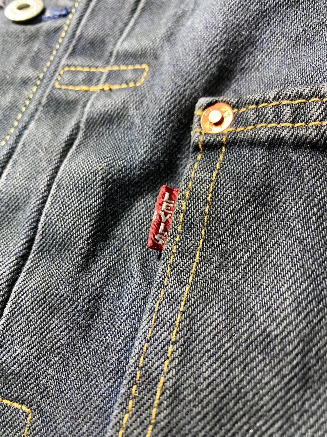 [M] Levi's 리바이스 프리미엄 1세대 복각 데님 자켓 상품이미지3