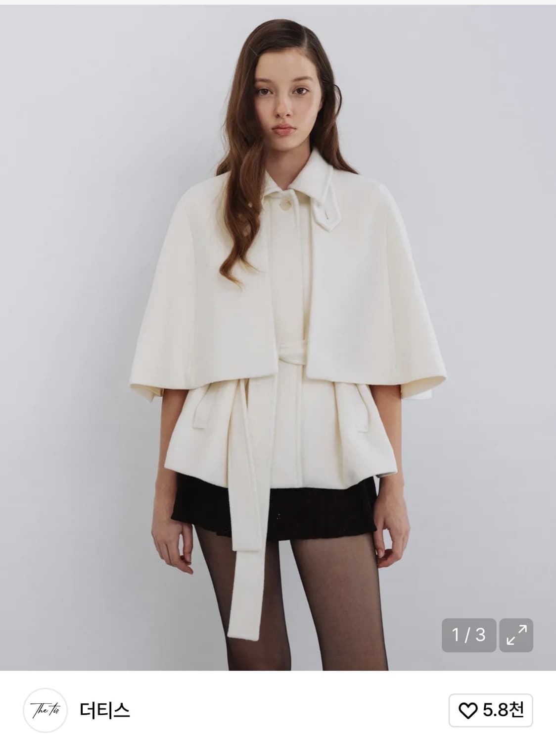 더티스 케이프 발마칸 코트 팔아요! 상품이미지1