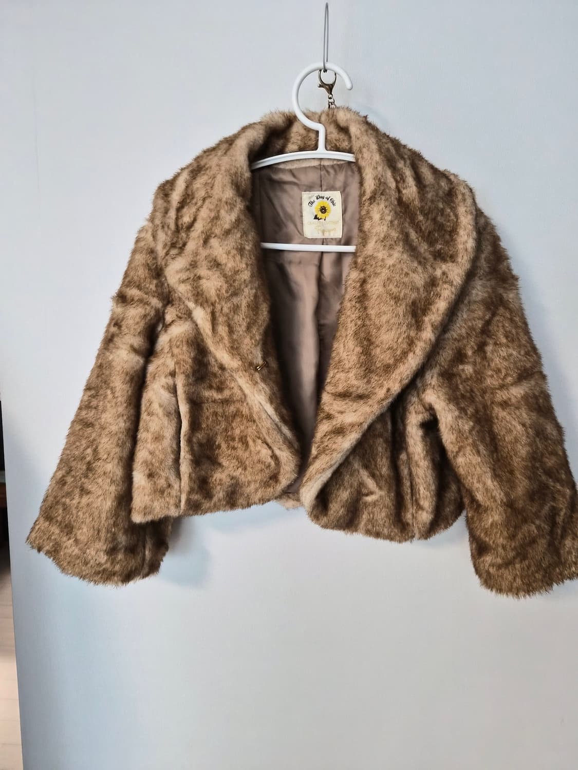 [Ray BEAMS] 빈티지 무드 페이크 퍼 크롭 재킷 상품이미지3