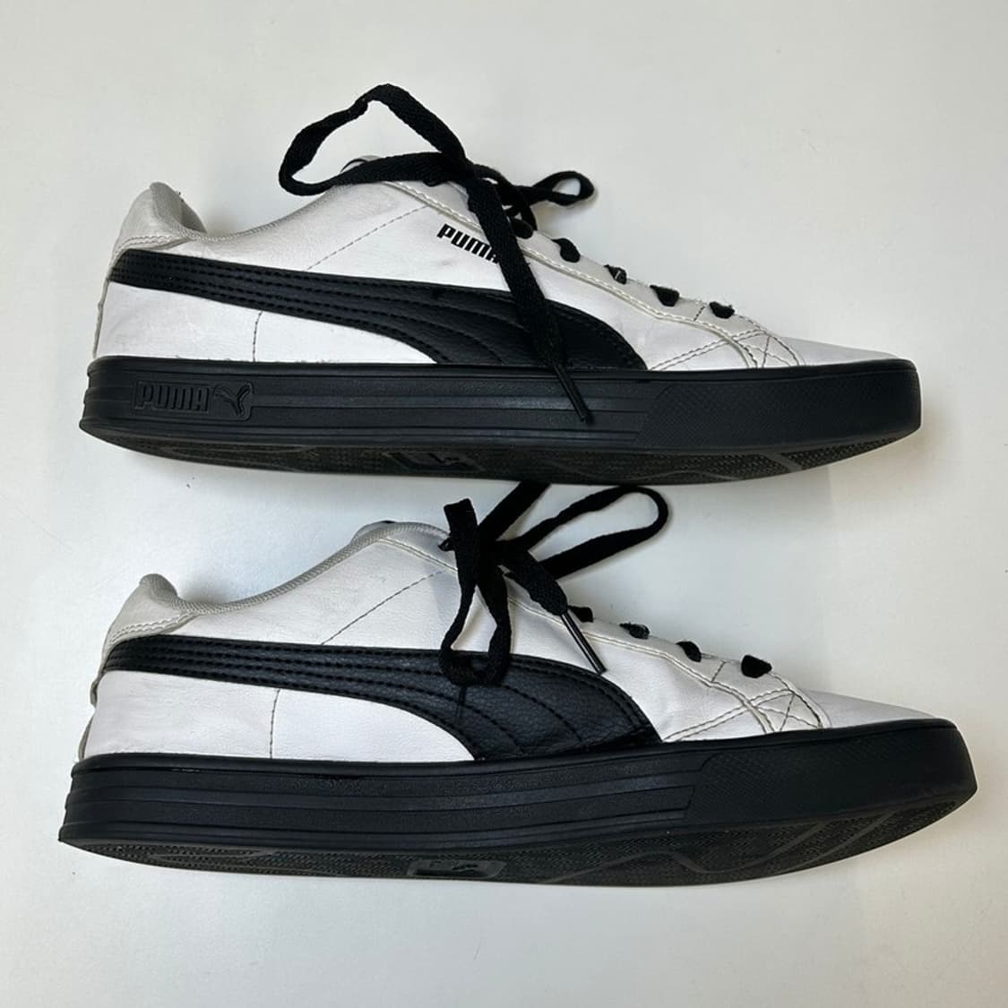 퓨마 스매쉬 벌크 스니커즈 화이트 260 상품이미지3