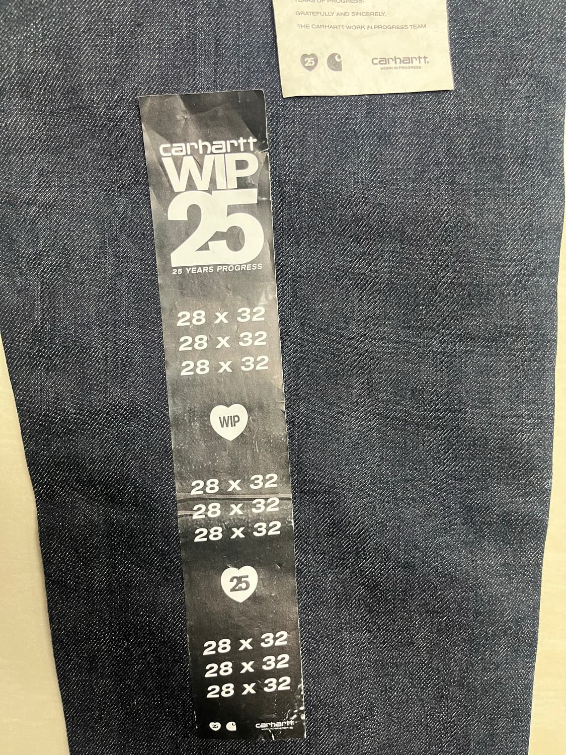 칼하트윕 25주년 한정판 데님팬츠 상품이미지7