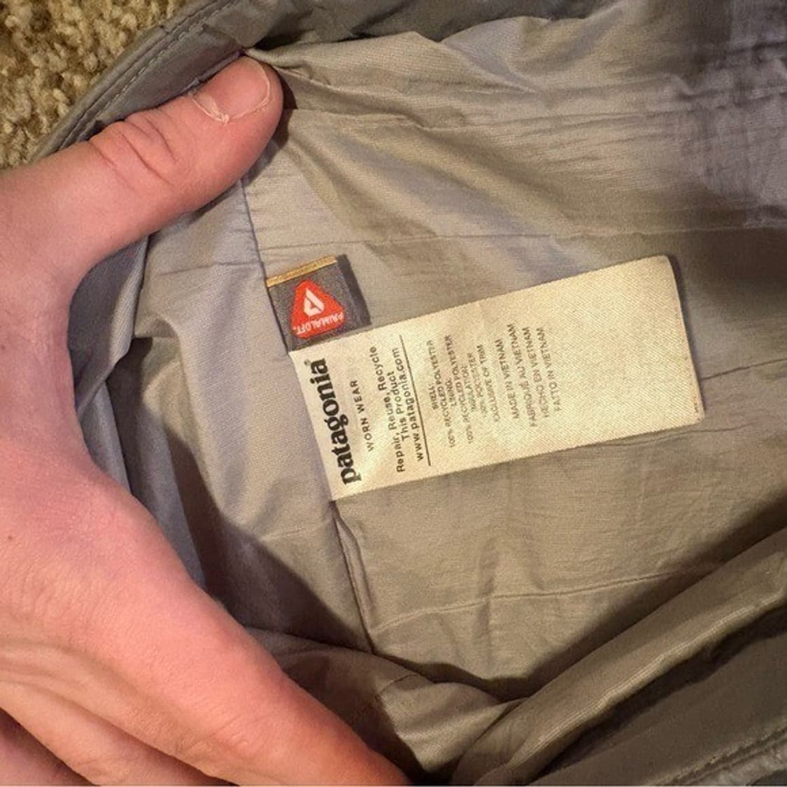 파타고니아 나노 퍼프 후디 경량패딩 그레이 상품이미지3