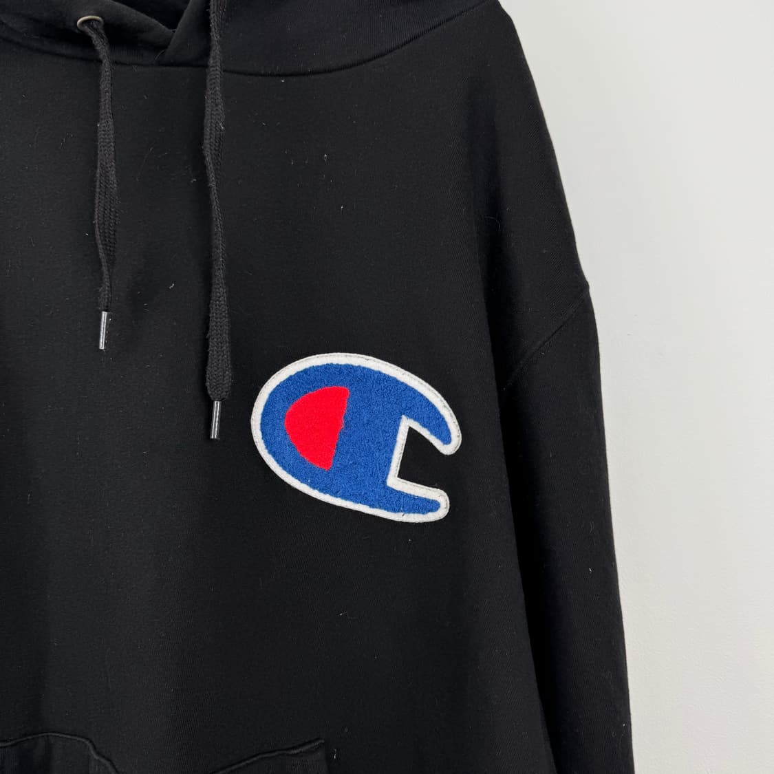 챔피온 재팬 빅로고 블랙 후드티 2XL 상품이미지3