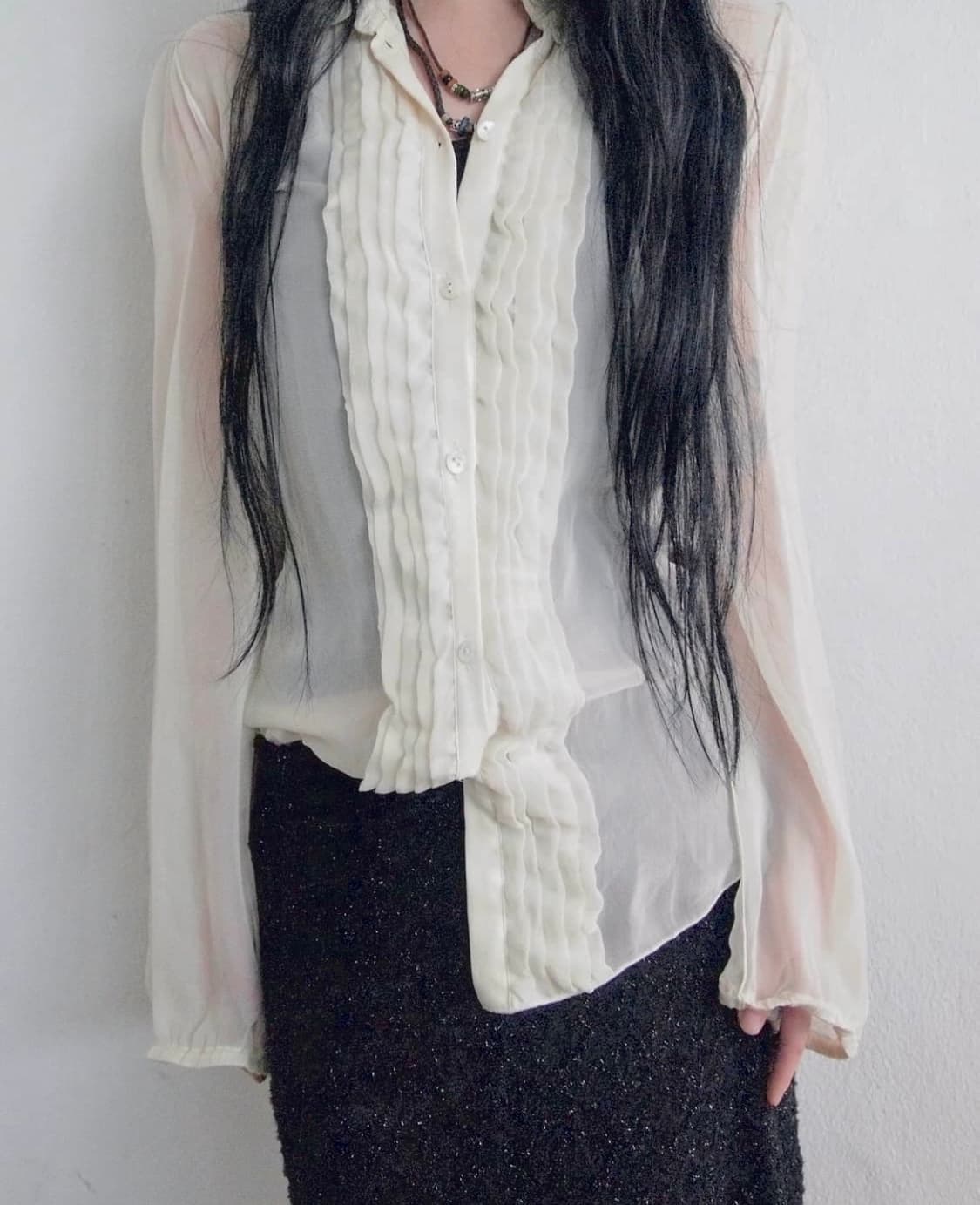 돌체앤가바나 실크 쉬폰 블라우스 상품이미지2