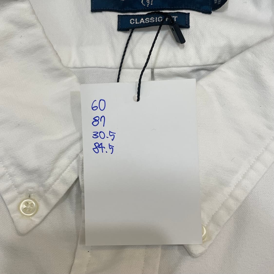 (4XL) POLO 폴로 랄프로렌 반팔 셔츠 화이트 클래식핏  상품이미지8