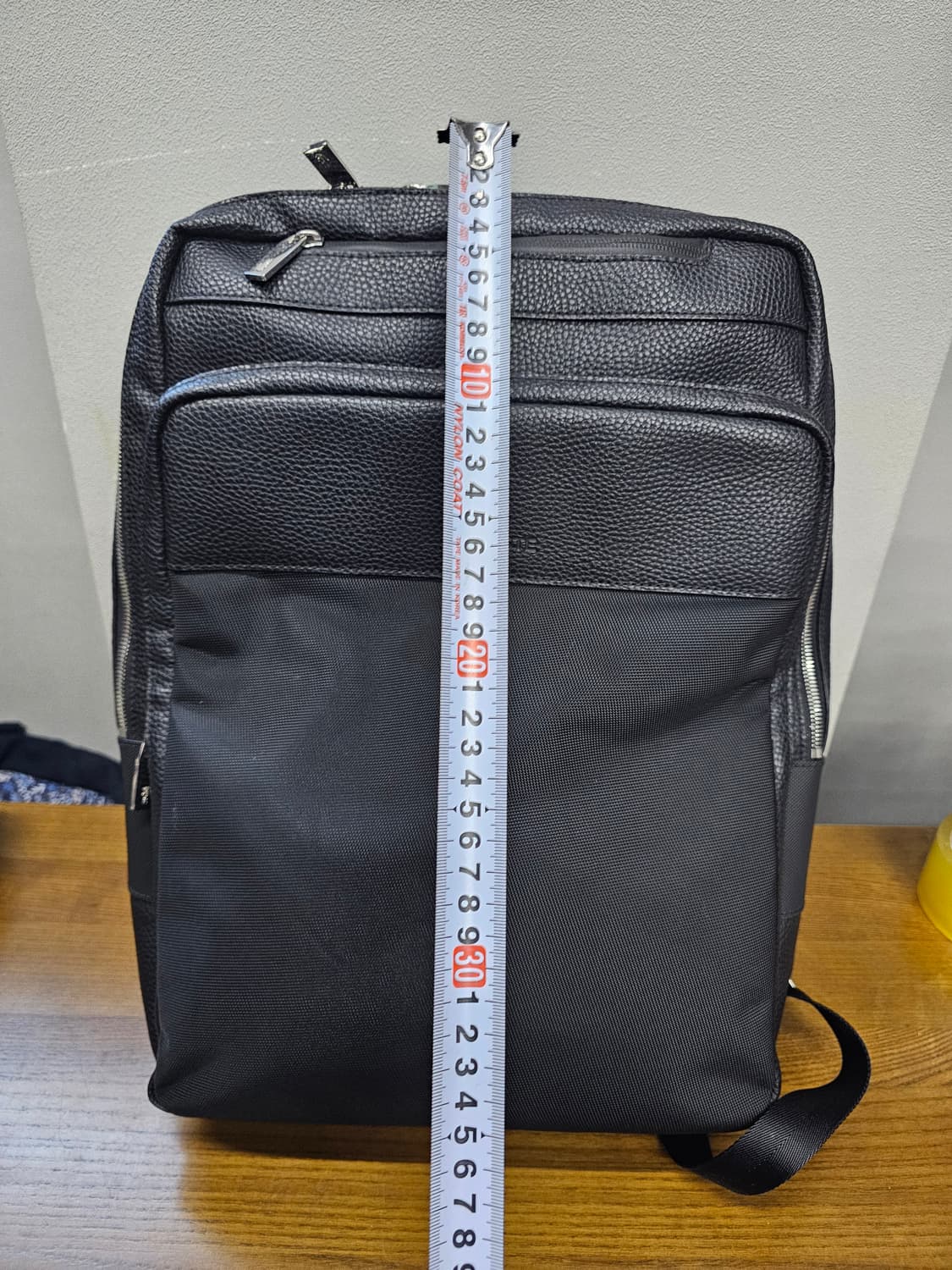 라코스테 시티코트 블랙 백팩 가죽 상품이미지3