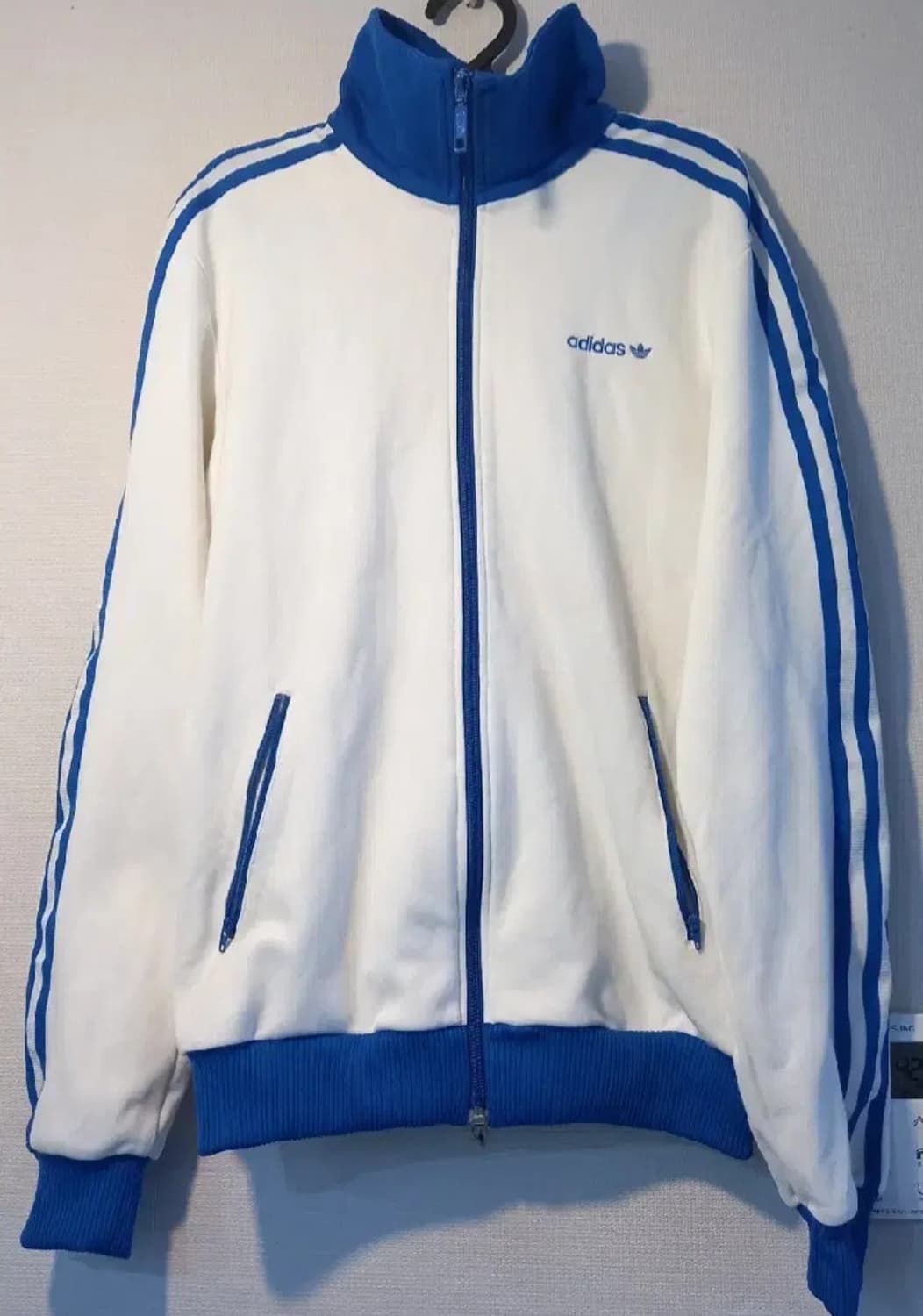 아디다스 베켄바우어 화이트 블루 흰파 파랑 트랙탑 저지 져지집업 100 상품이미지1