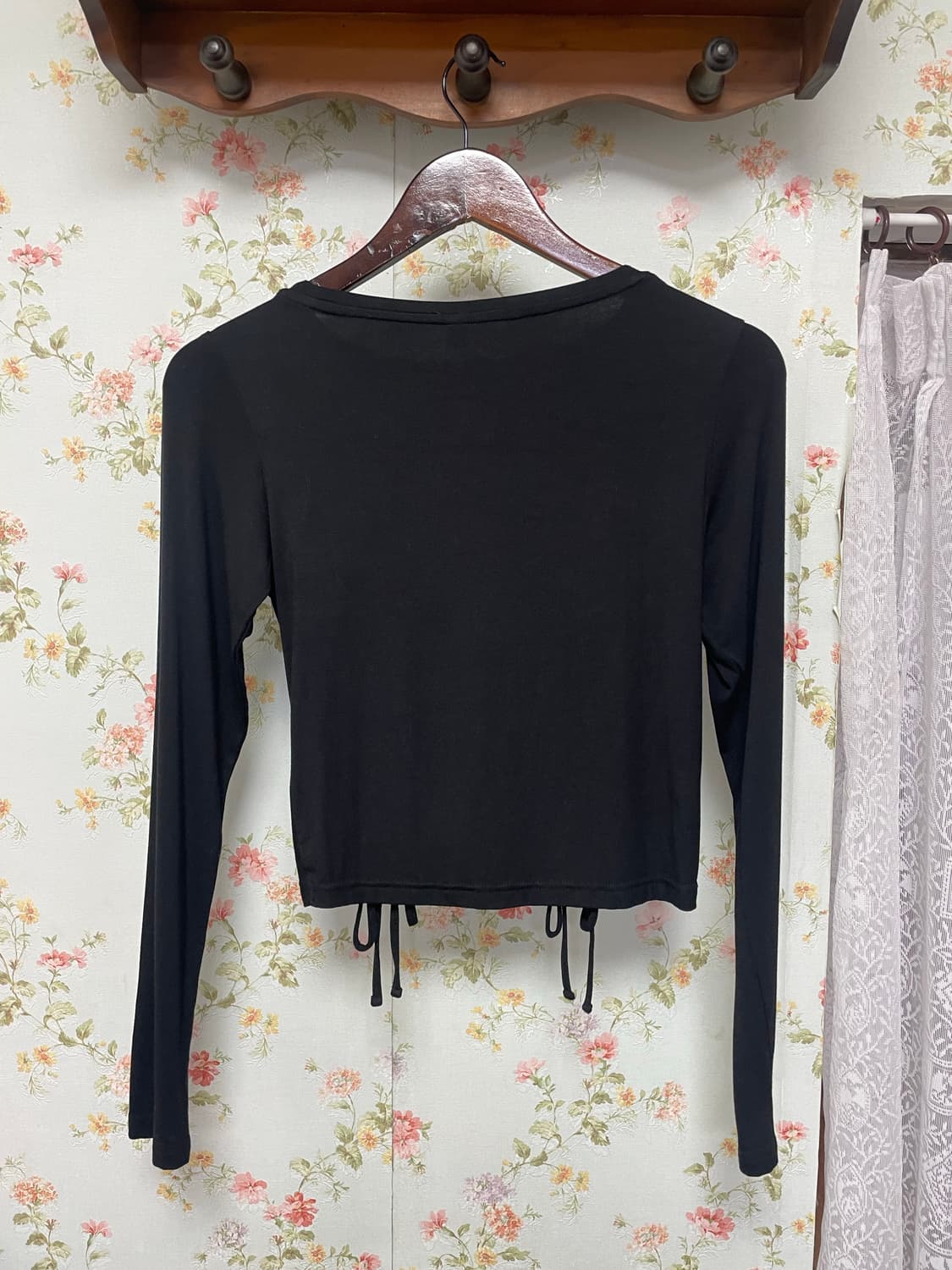 블랙 셔링 스프링 탑 상품이미지2