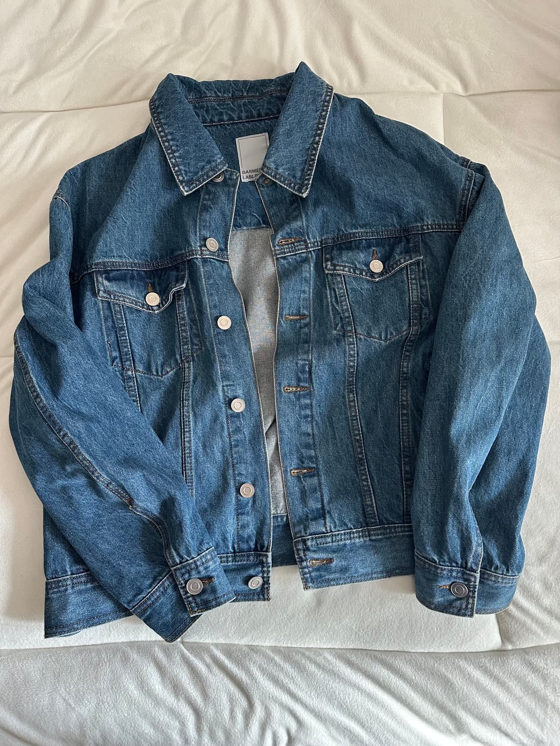 가먼트레이블 청자켓 상품이미지1