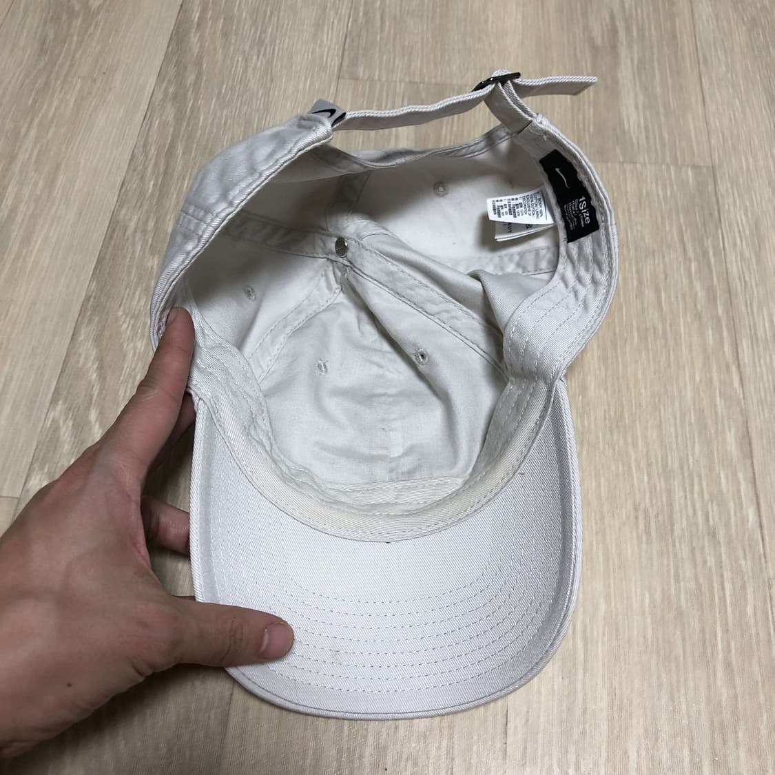 (ONE SIZE) 나이키 NIKE 헤리티지86 빅스우시 아이보리 볼캡 상품이미지5
