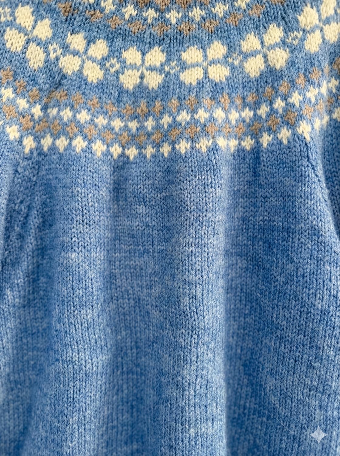 파우더리 블루 노르딕 울니트 상품이미지4