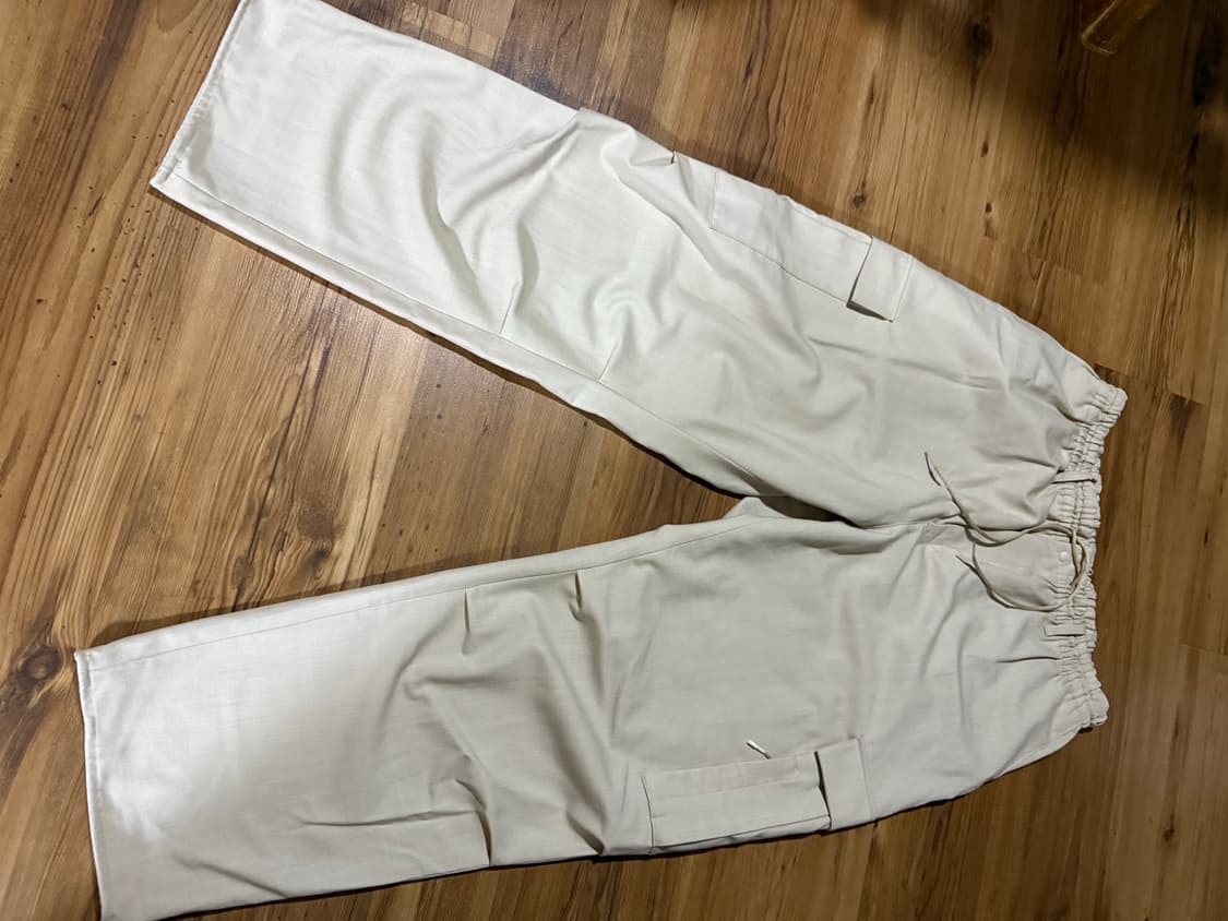 y-3 울 카고팬츠 아이보리 m(32) 상품이미지3