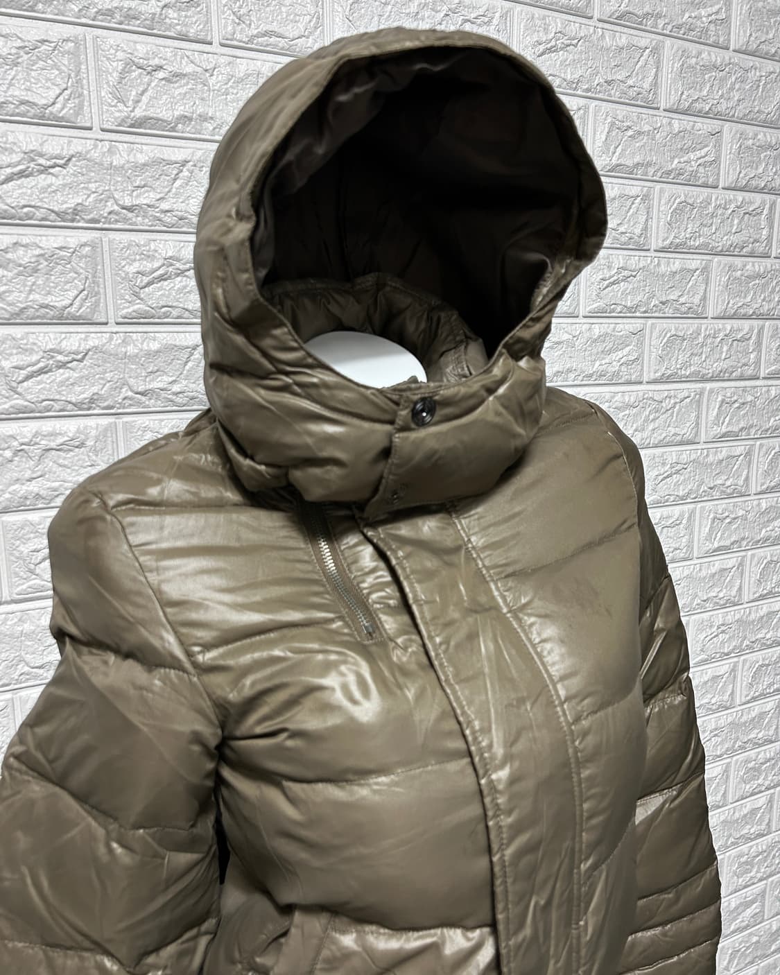 디젤 비대칭 넥 디테일 패딩  상품이미지3