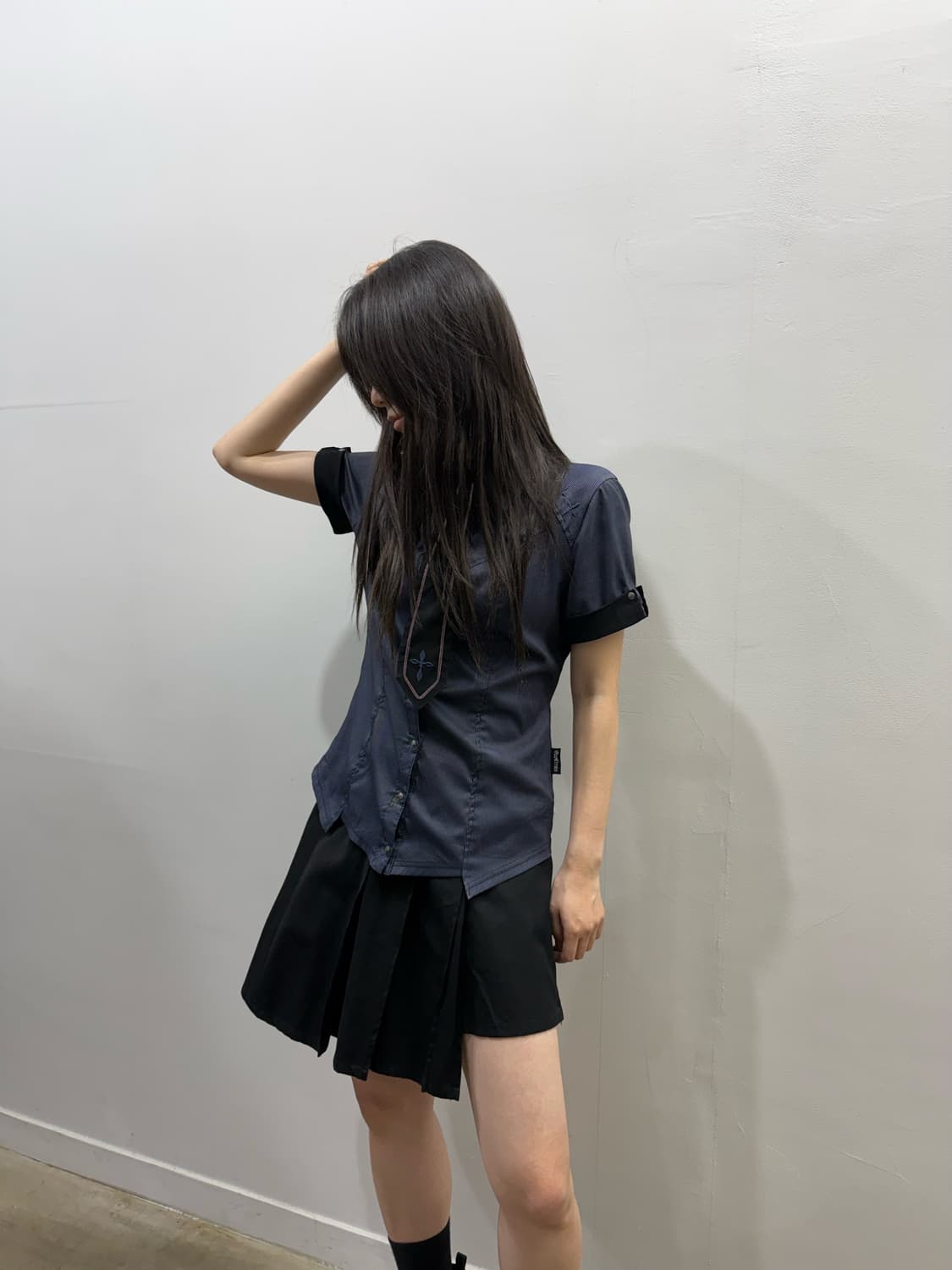 오즈온 셔츠&타이 셋업 상품이미지5