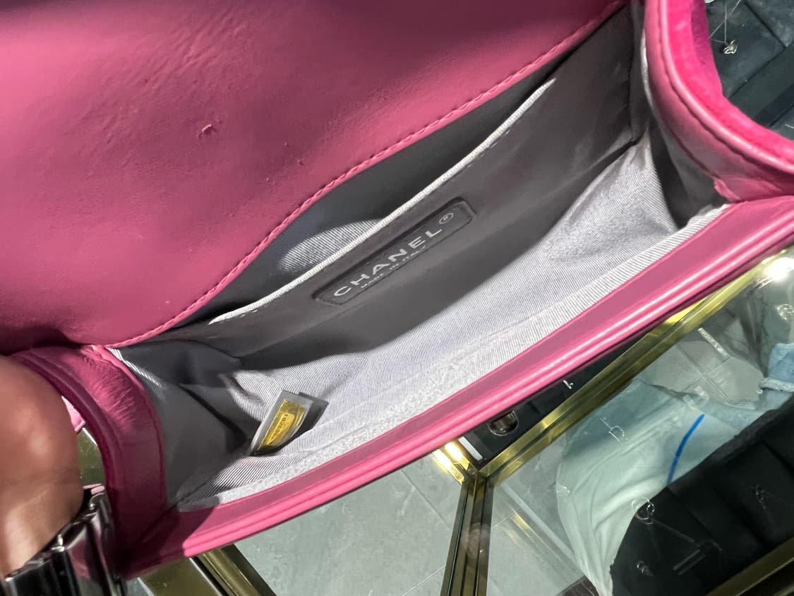 샤넬 보이백 샤넬보이벨벳 상품이미지8