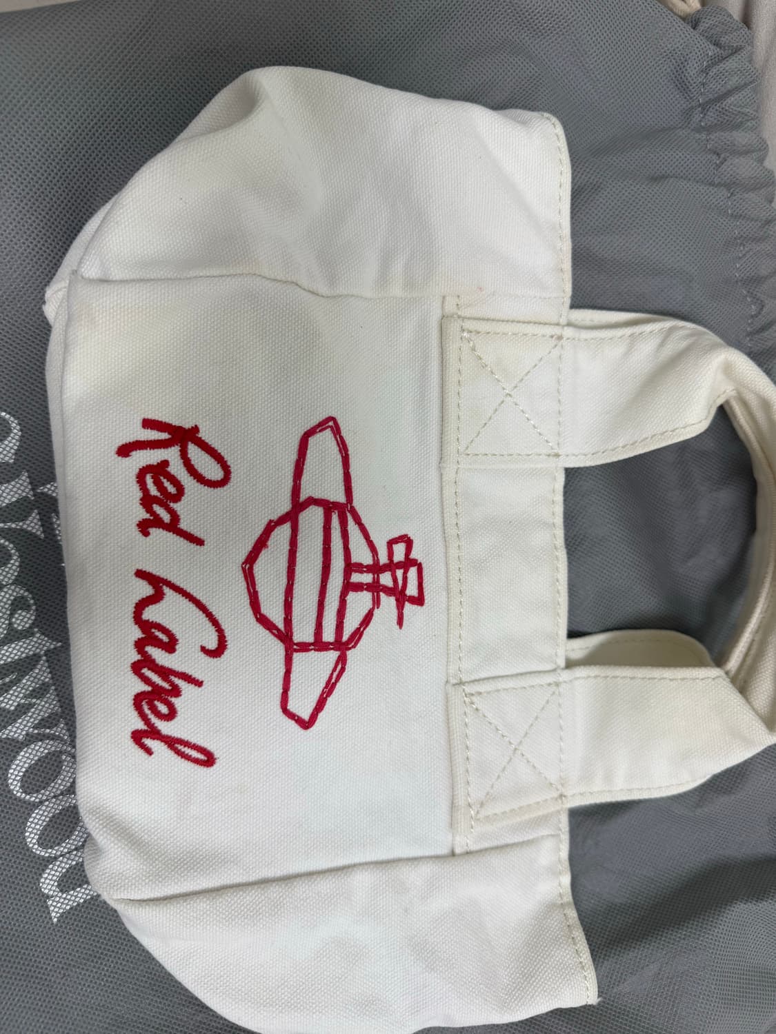 비비안웨스트우드 캔버스 토트백 상품이미지3