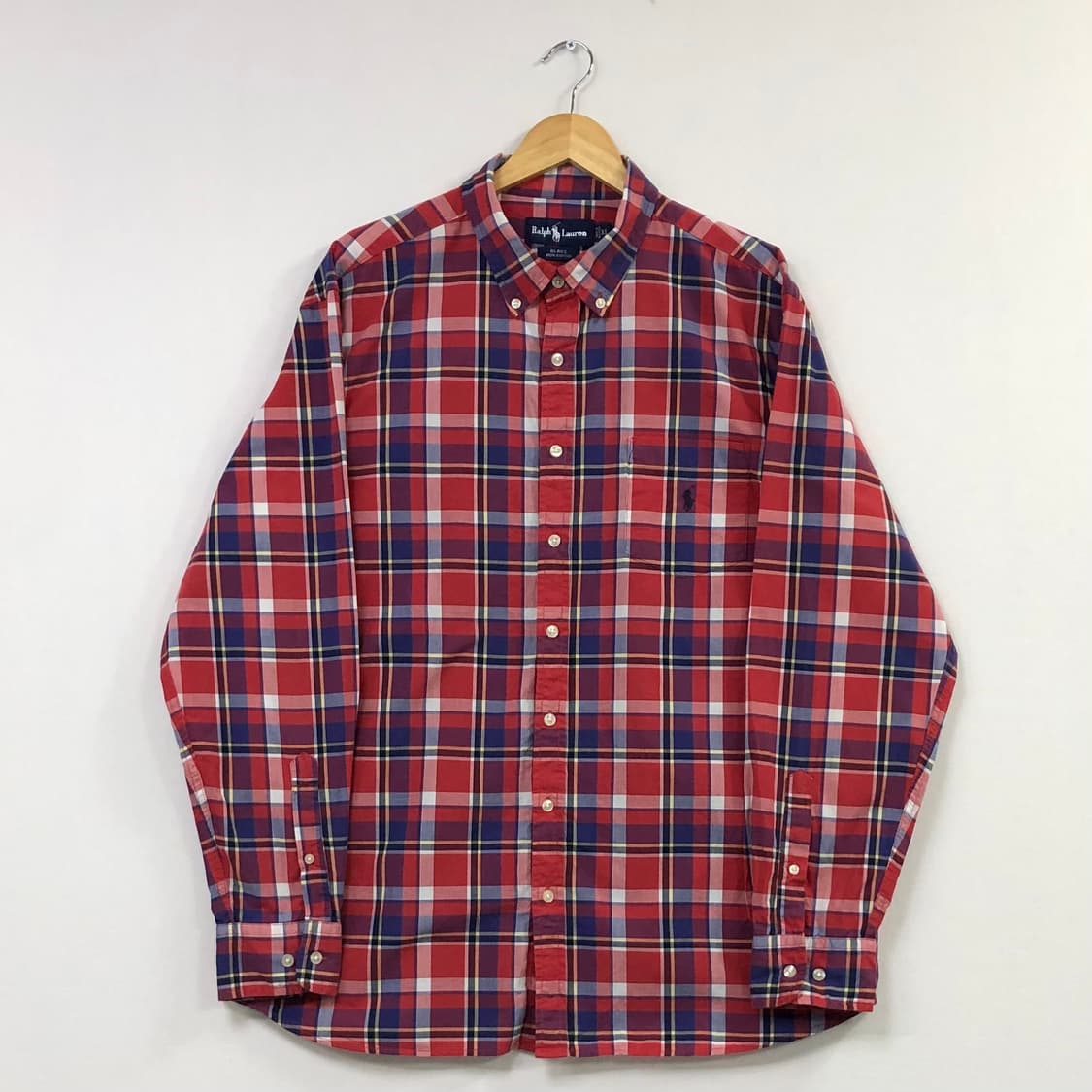 XL 폴로 체크 셔츠 상품이미지2