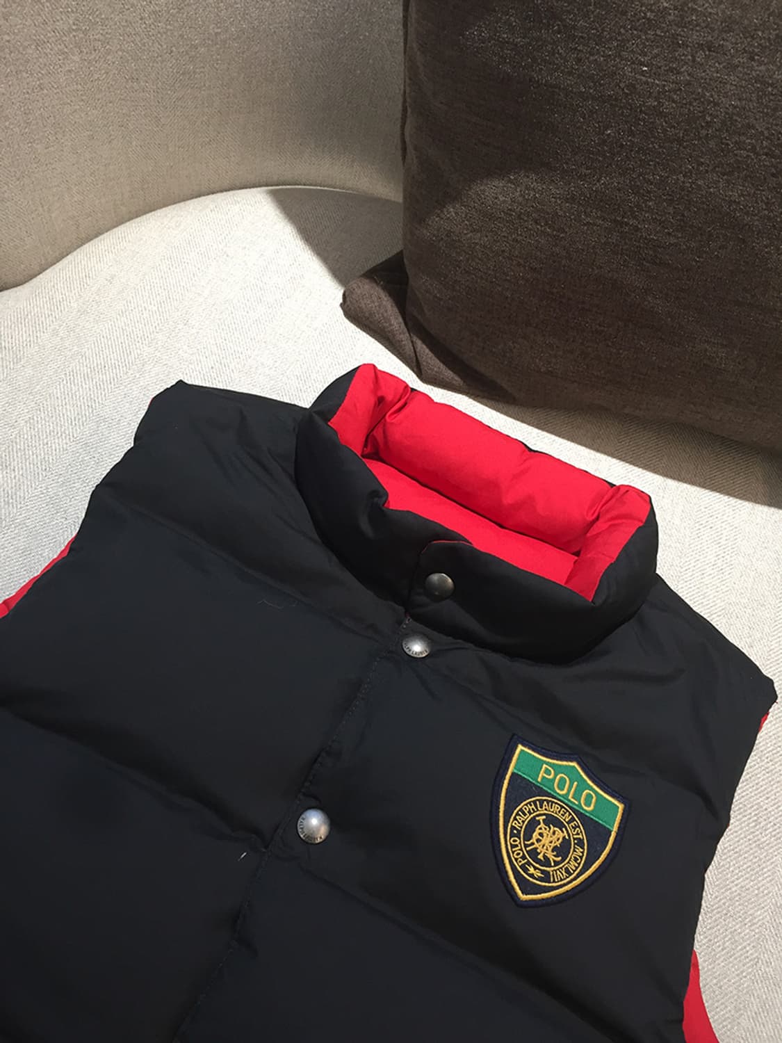 (WOMAN) 폴로랄프로렌 리버시블 패딩조끼 M, 양면  상품이미지3