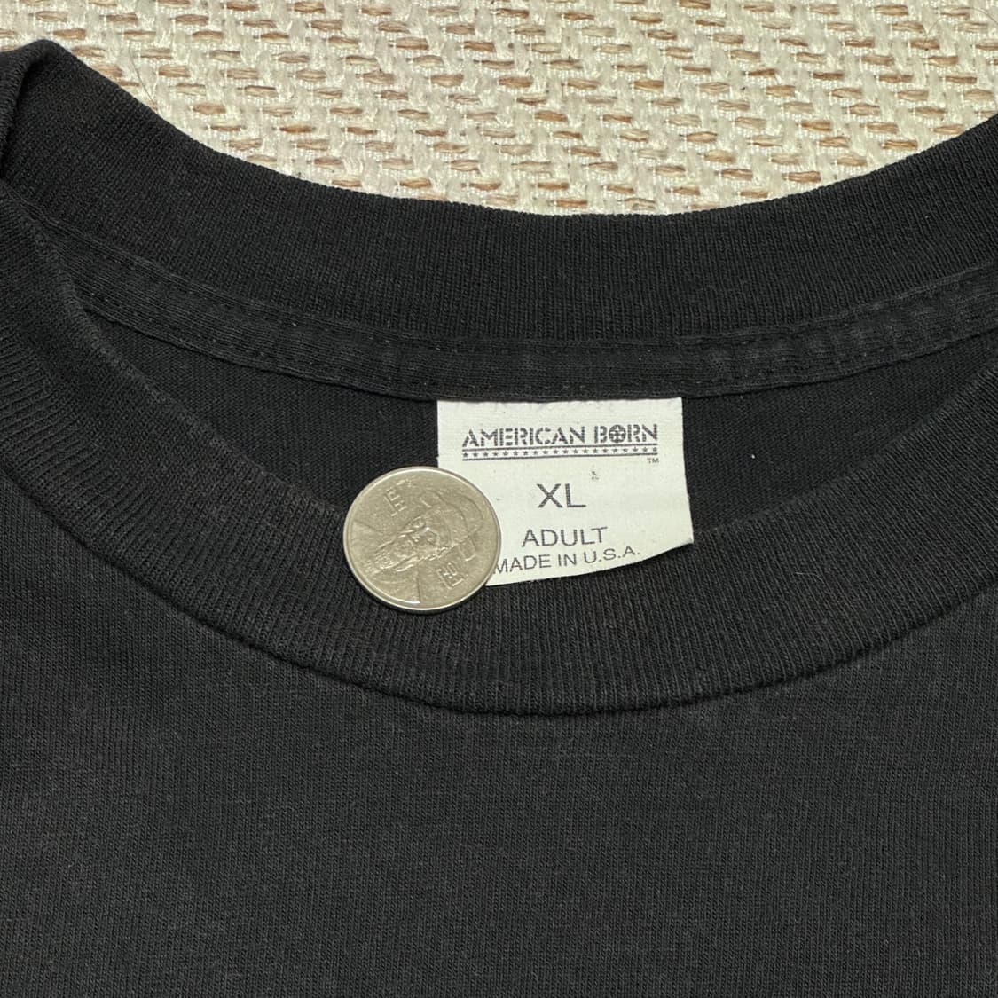 (XL) 9Os 카멜 프로모 포켓 티셔츠 상품이미지2