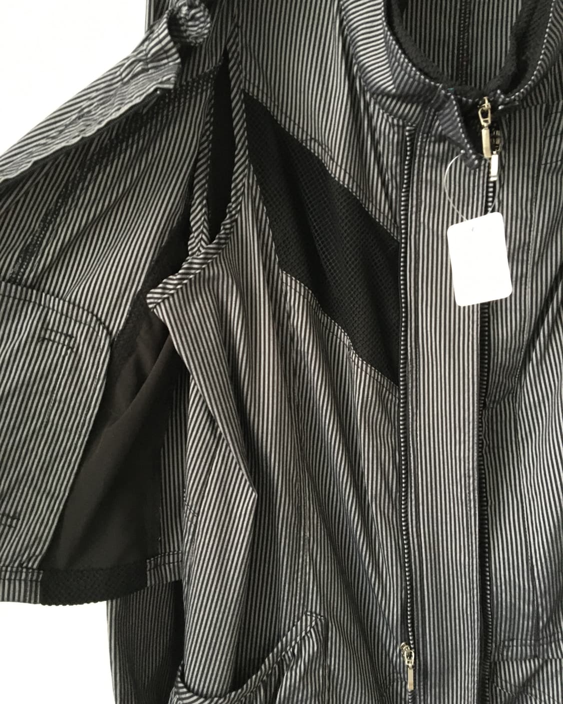 2way stripe pattern vest & jacket 상품이미지4