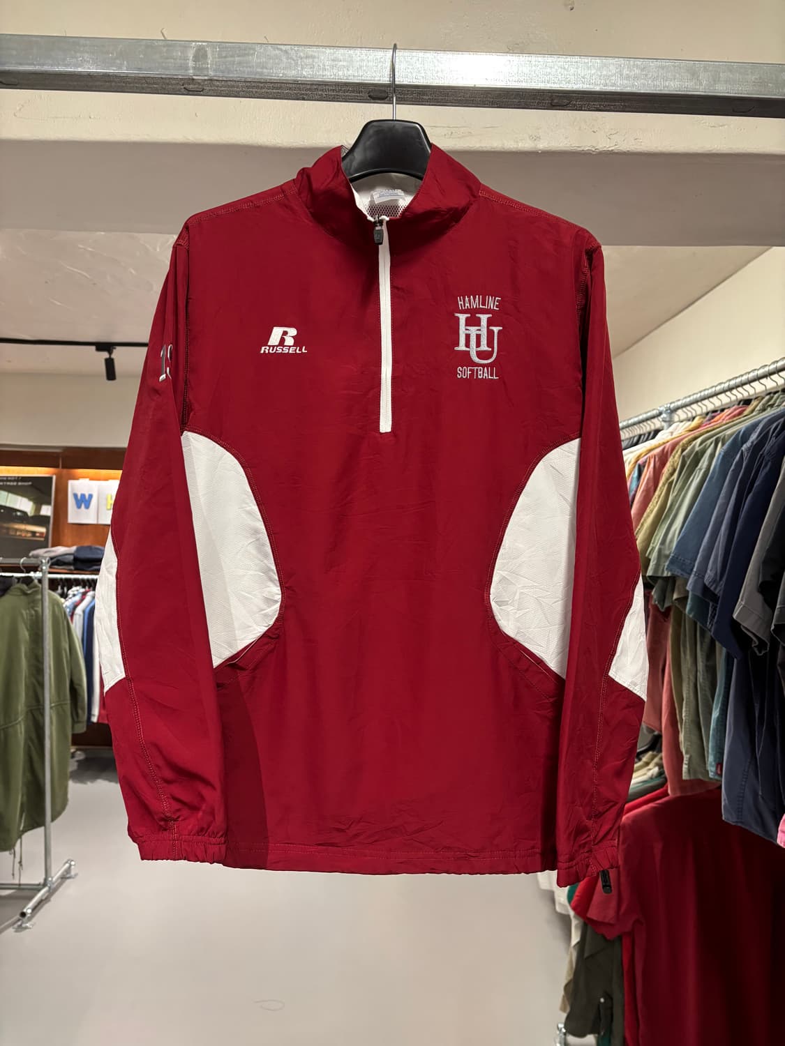 러셀 반집업 바람막이 웜업   상품이미지7