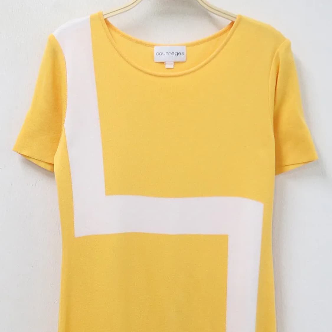 꾸레쥬 니트 반팔 원피스 66198 상품이미지3