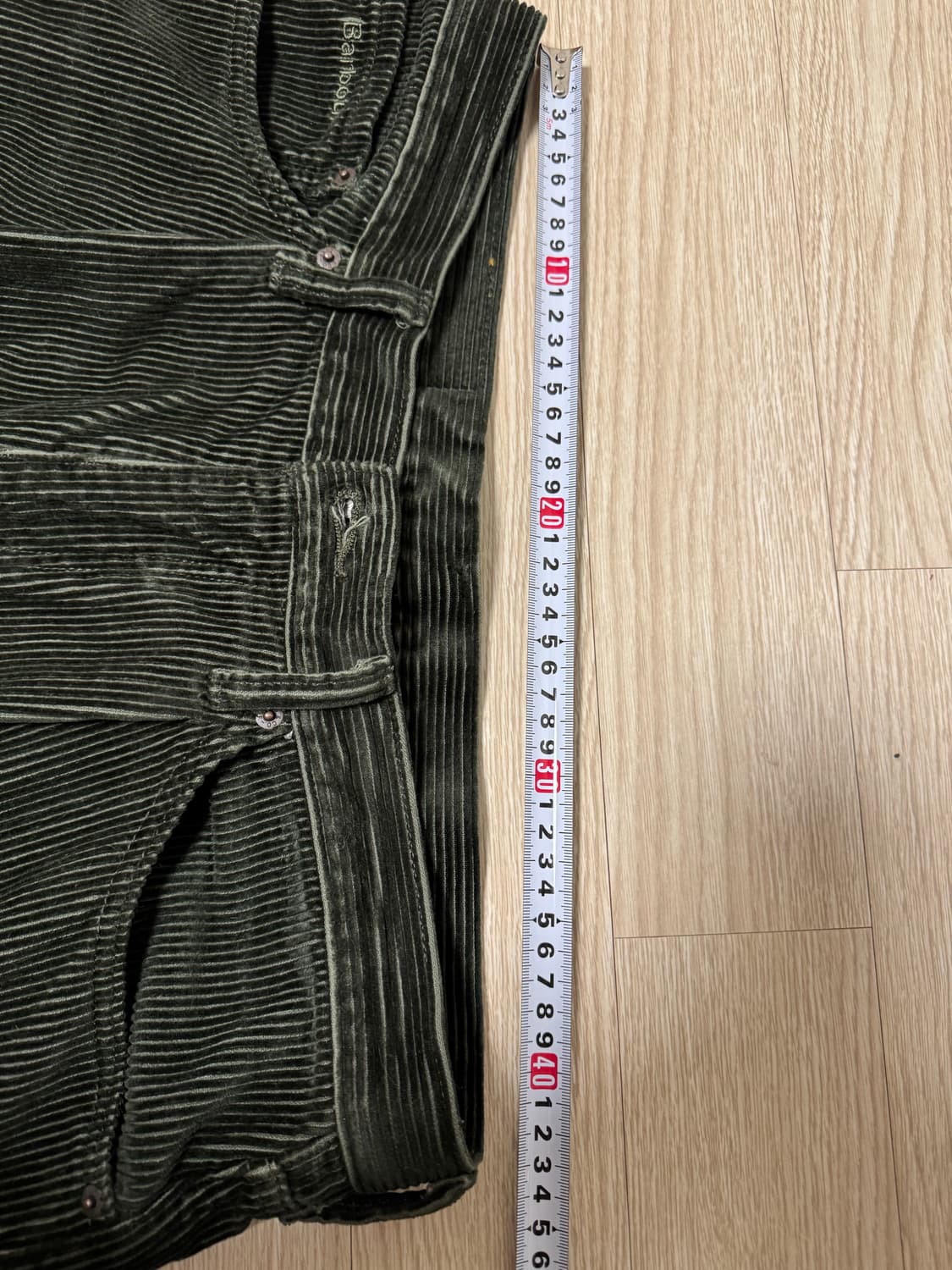 리바이스 x 바버 콜라보 578 배기 코듀로이 트라우저 상품이미지5