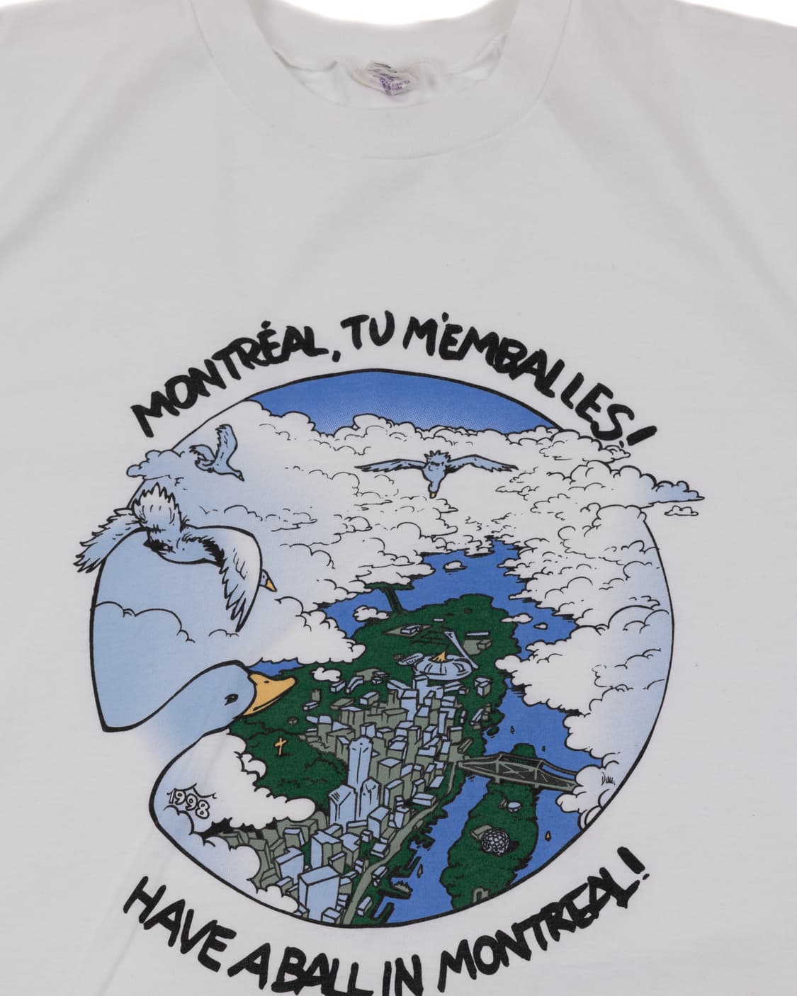 90s HUMEUR DESIGHN 프린팅 T-Shirt 상품이미지3