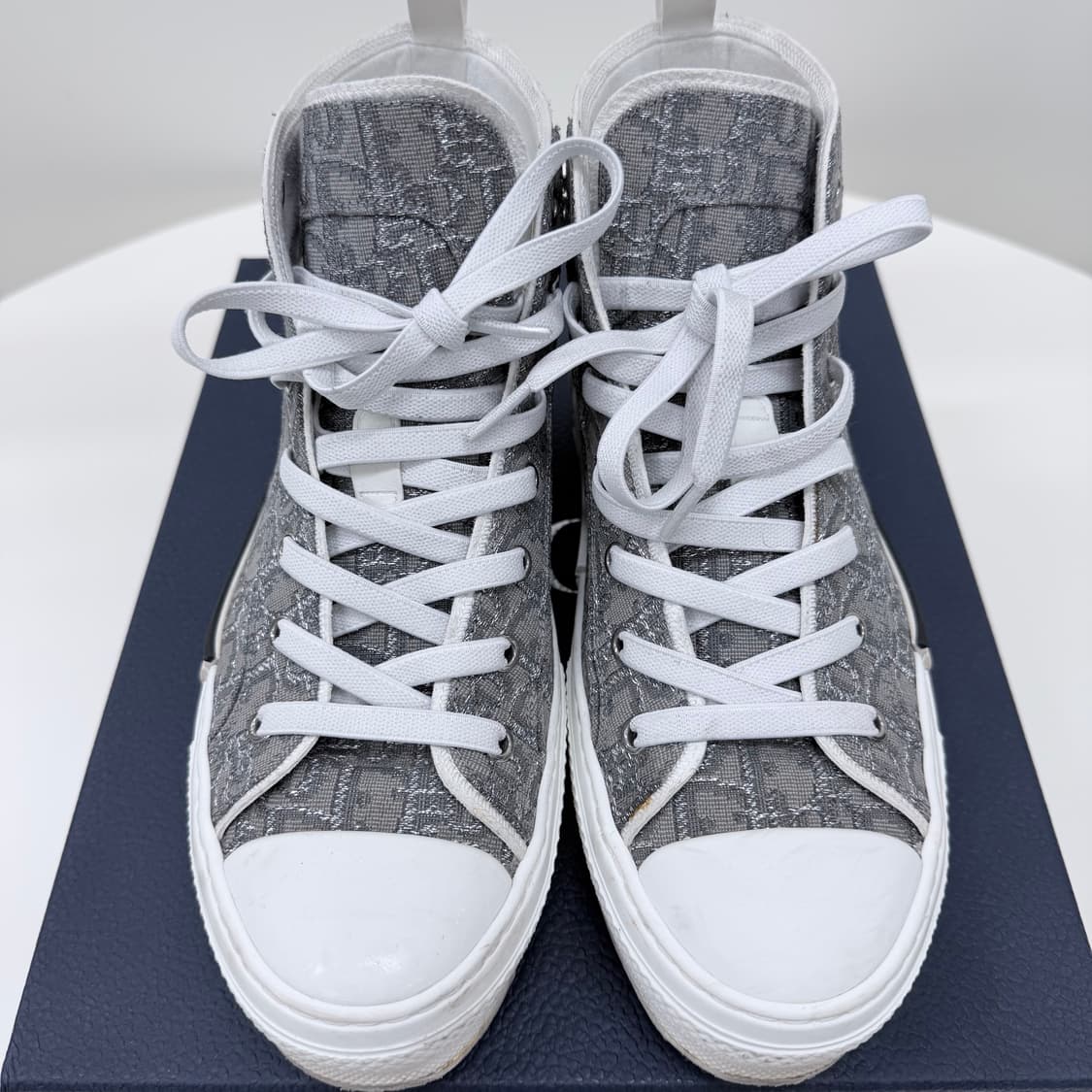 [A급/250] 디올 오블리크 B23 루테늄 하이탑 스니커즈 상품이미지6