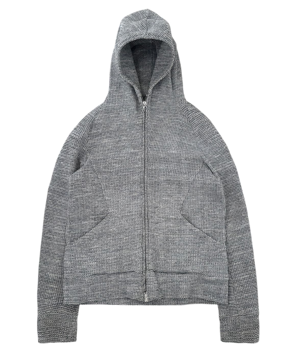 어태치먼트 와플 니트 후드 집업 상품이미지5