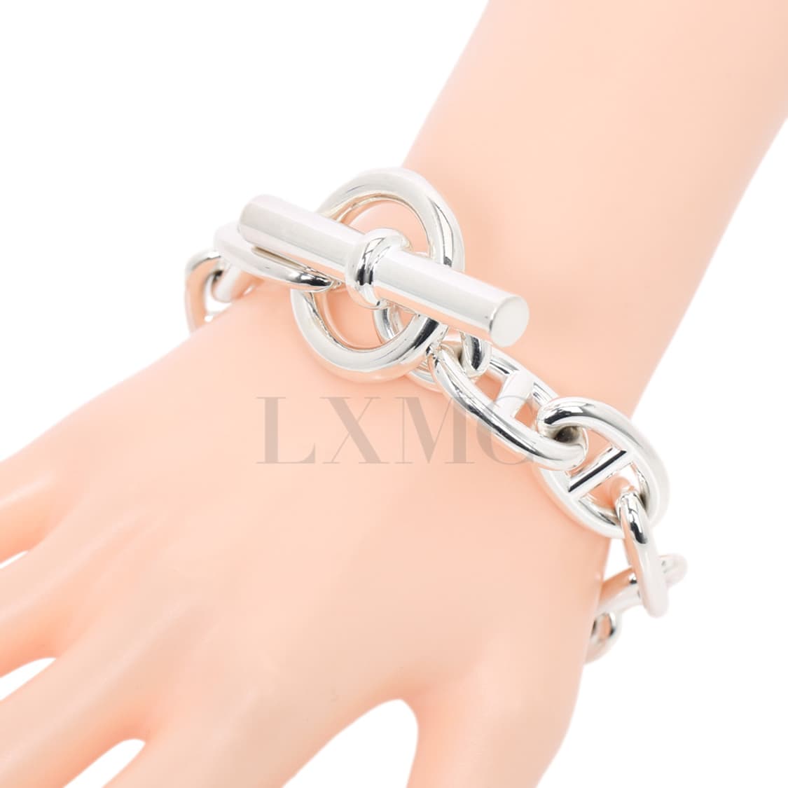 에르메스 샹달 팔찌 실버 샹달크 브레이슬릿 엑스라지 11링크 H10199 상품이미지9