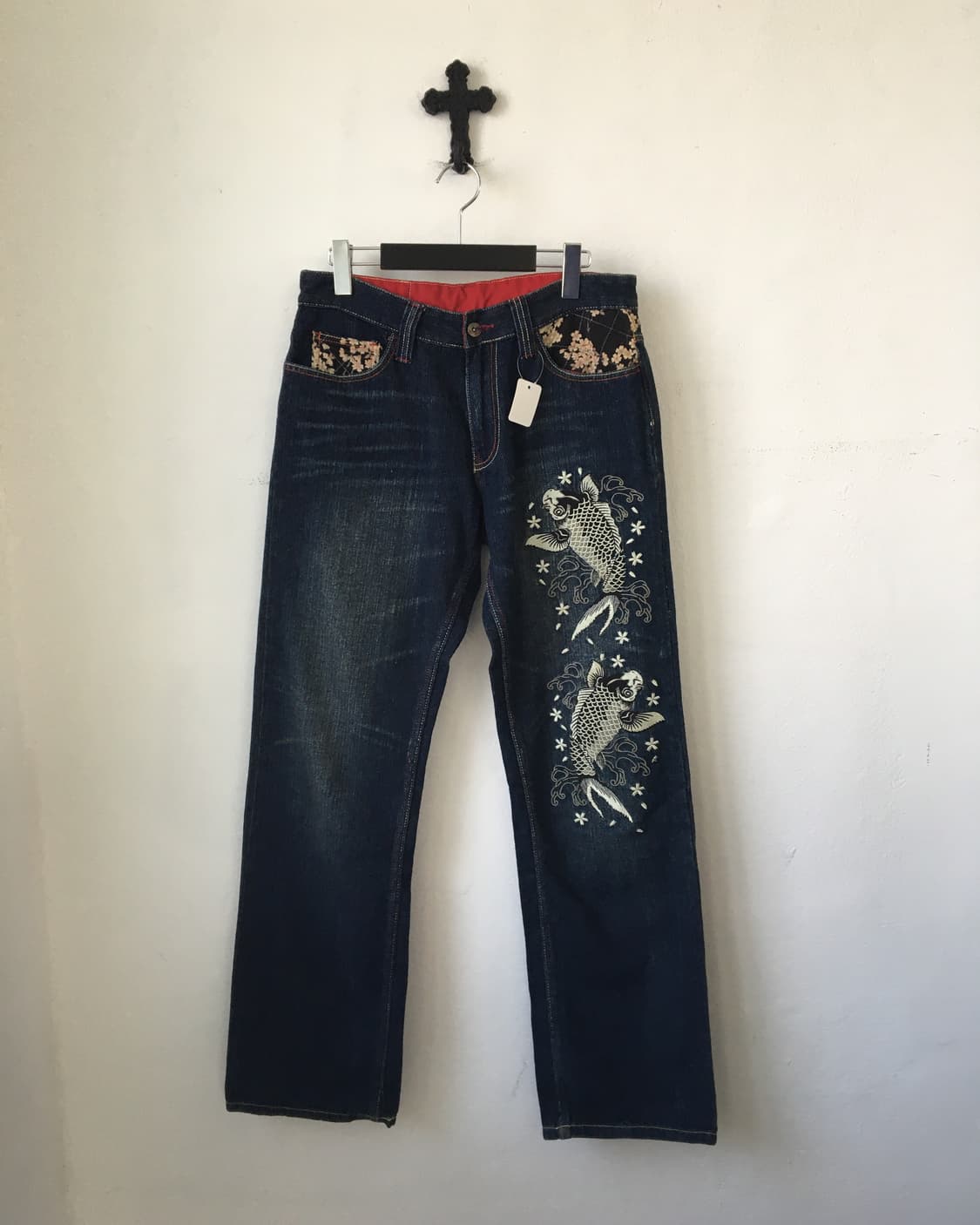 Oriental patch point denim pants 상품이미지5
